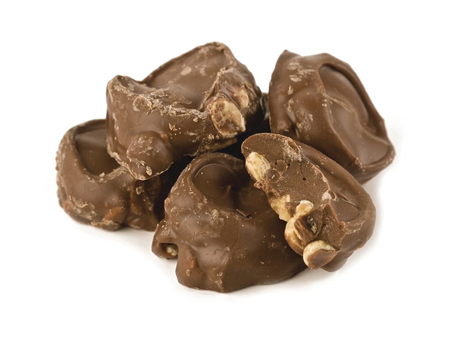 Premium Milk Chocolate Peanut Clusters - 5lb Bulk Candy (80oz) for Gifts, Parties & Snacking | Rich Chocolate Covered Peanuts | Kosher, Gluten-Free Treats