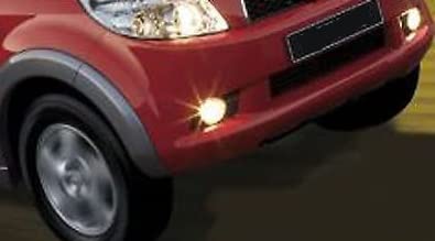 White LED Halo Driving Lights - Compatible with 1997-2012 Daihatsu Terios/Taruna (07-08 Models) - Durable Off-Road Fog Lamps for Night Driving & Adventure