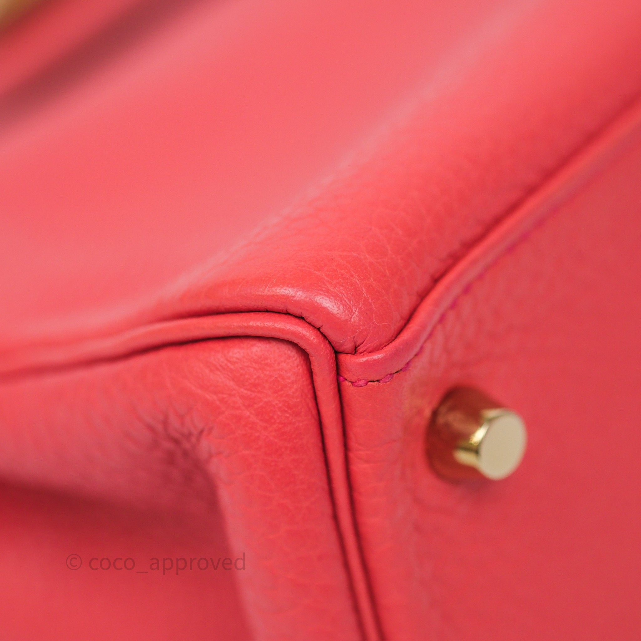 Authentic Hermès Kelly 28 Handbag in Rose Jaipur Togo Leather with Gold Hardware - Luxury Shoulder Bag for Women | Perfect for Work, Travel & Special Occasions