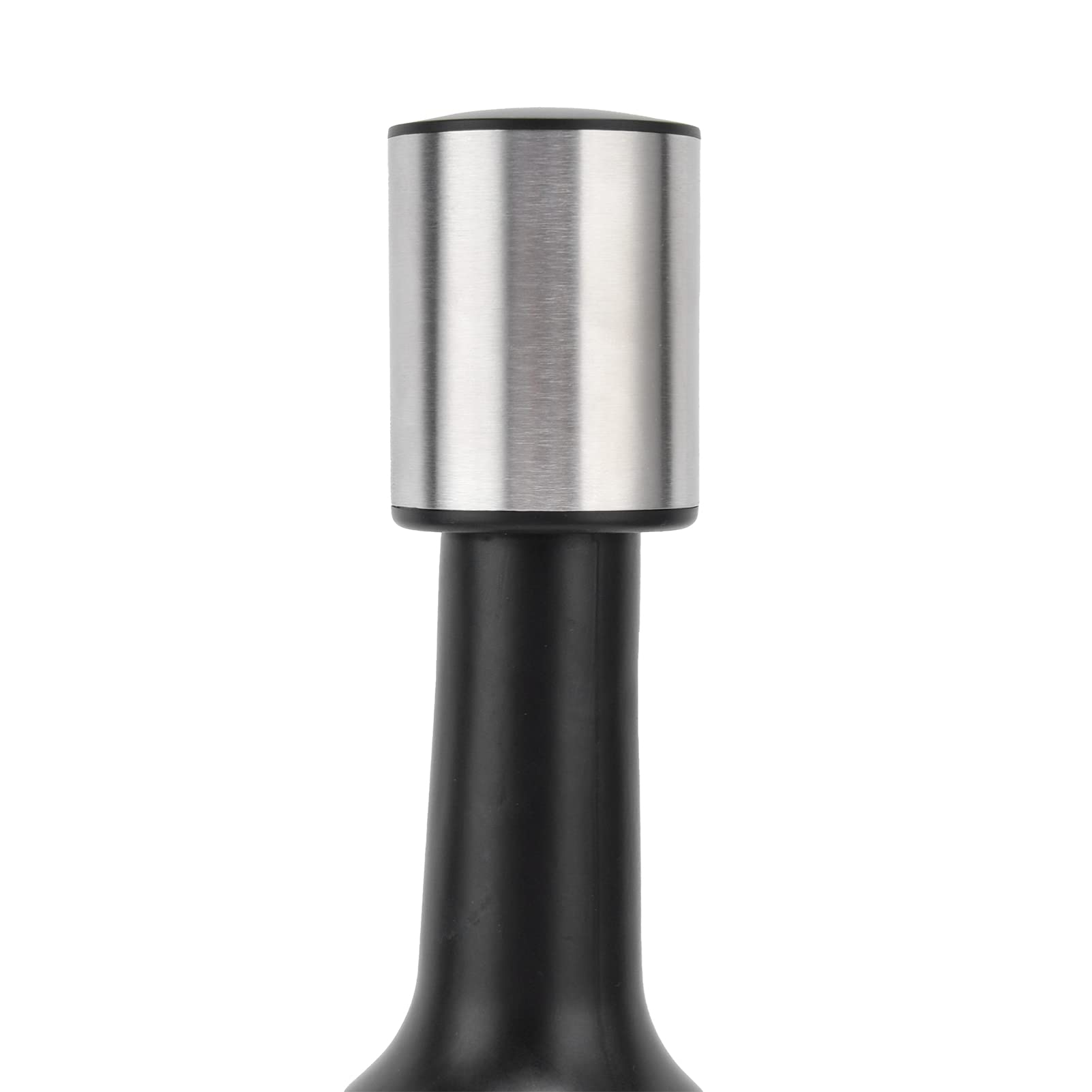 Premium Stainless Steel & Silicone Wine Stopper - Airtight Wine Preserver for Red, White & Sparkling Wines - Perfect for Home, Parties, Bars & Gifts for Wine Lovers