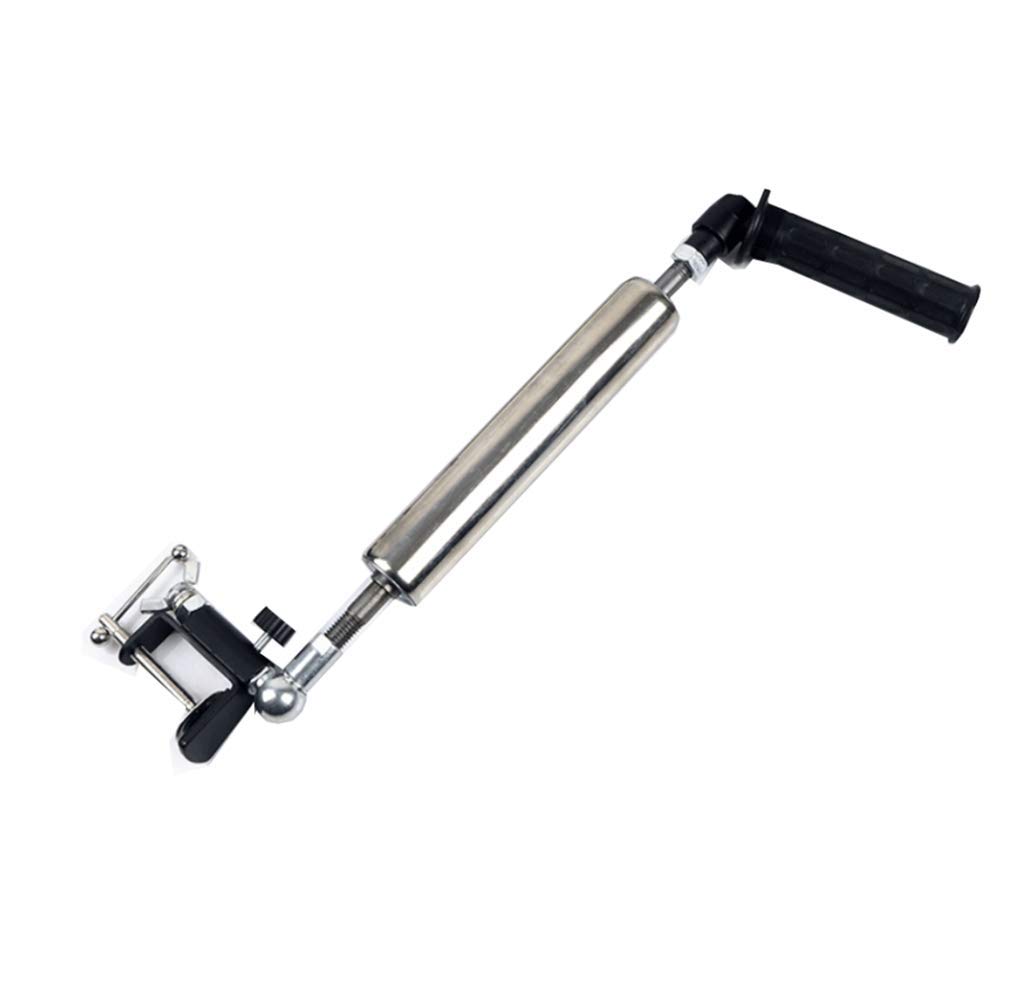 BYCDD Professional Stainless Steel Rolling Pin with Handle - Heavy Duty Dough Roller for Pasta, Pizza, Cookies, Fondant & Pastry - Perfect for Baking, Cooking & Kitchen Use