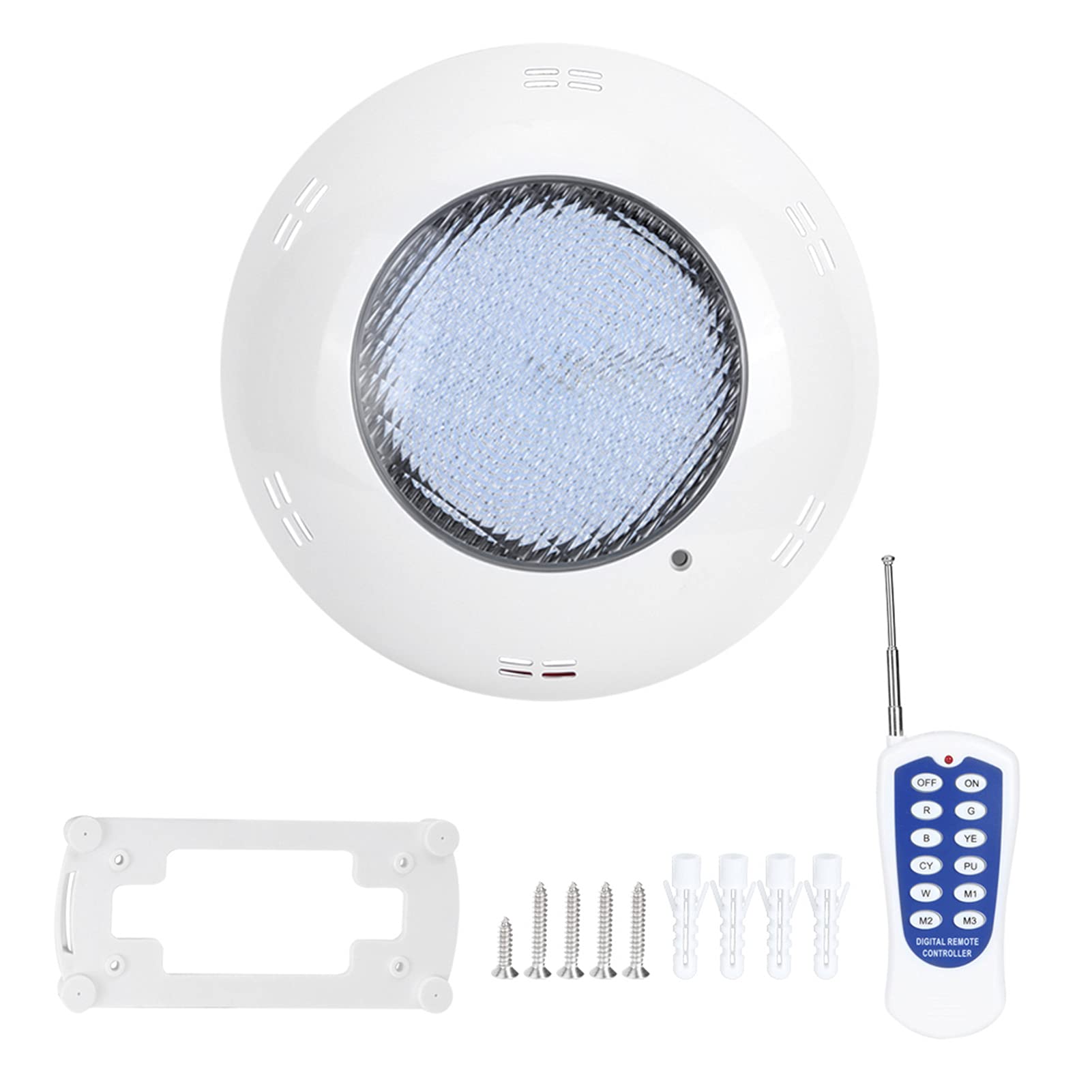 Natudeco Waterproof LED Submersible Pool Light - Remote Control Inground Swimming Pool Wall Light for Underwater Lighting & Decoration | Perfect for Backyard, Garden, and Landscape Pools