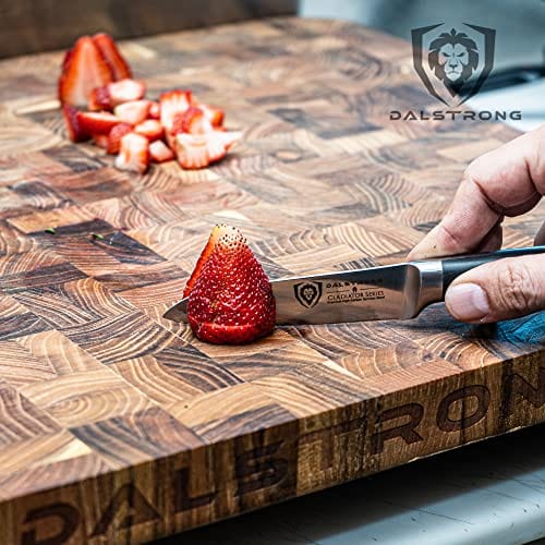 DALSTRONG 3-Piece Paring Knife Set - Gladiator Series - Forged German High Carbon Steel with Sheaths - NSF Certified - Perfect for Kitchen, Cooking, and Food Prep