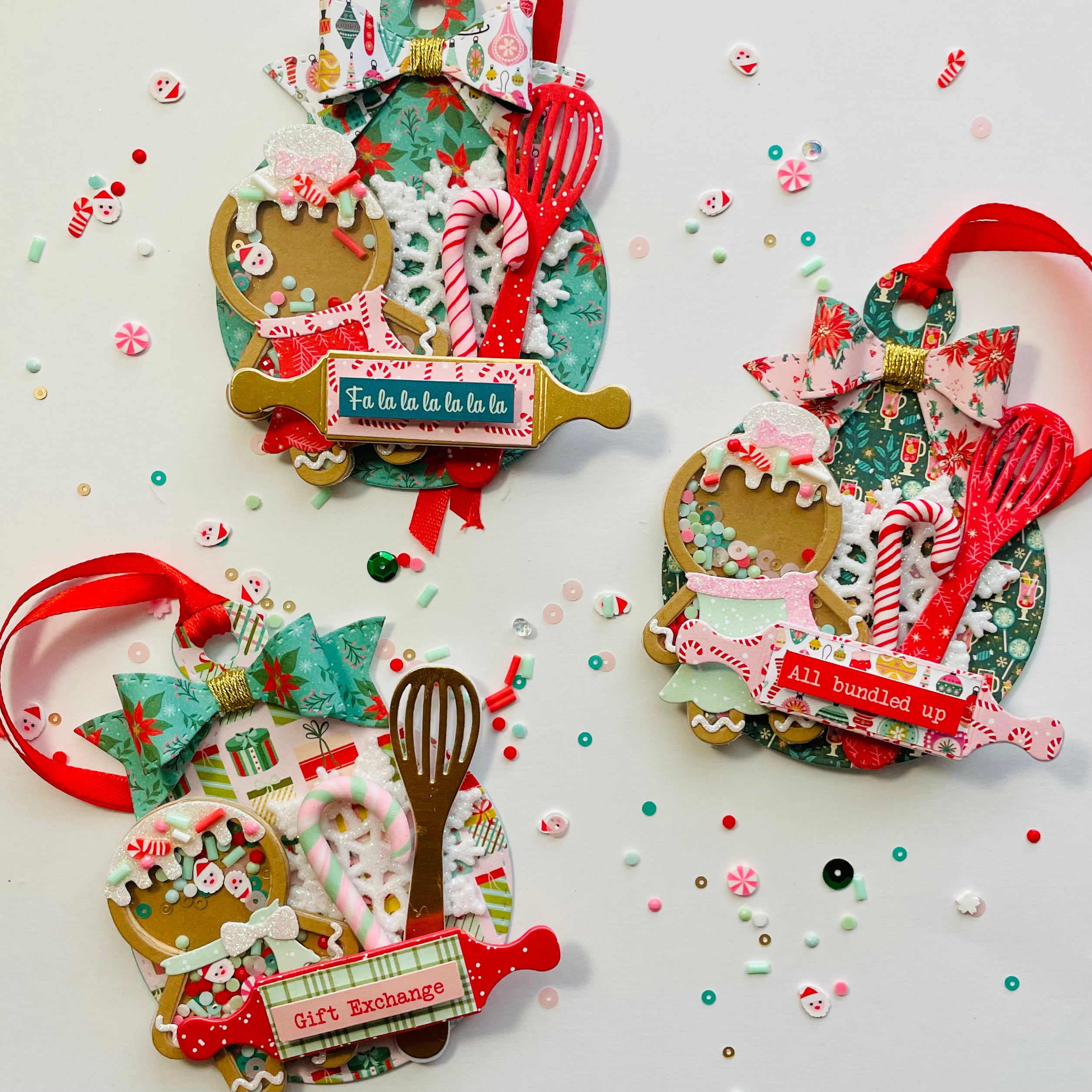 Mini Gingerbread Dolls - Handmade Christmas Decorations for Tree, Home & Holiday Party Decor | Perfect for DIY Crafts, Gifts & Festive Ornaments