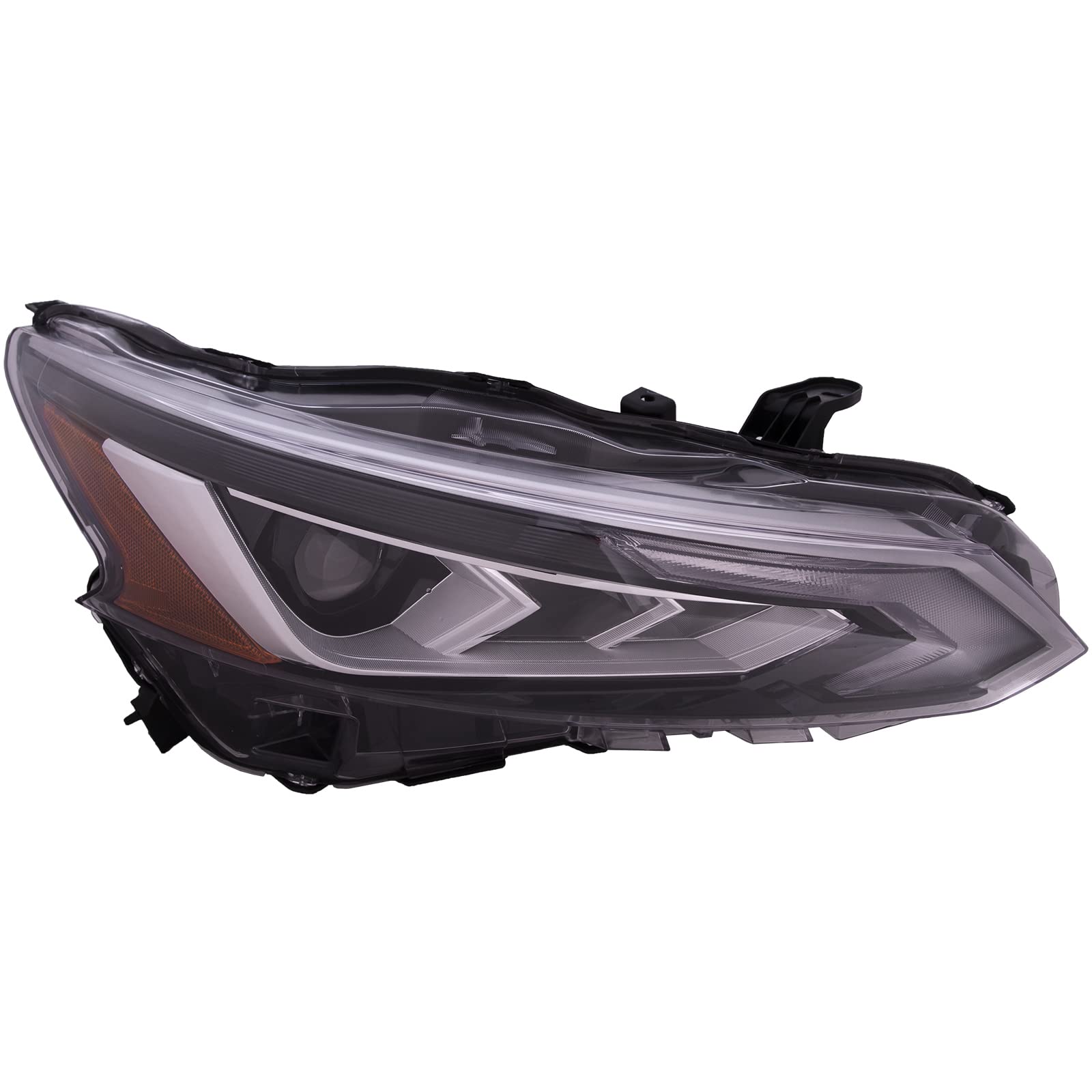 HEADLIGHTSDEPOT CAPA Certified LED Headlight - Right Passenger Side Compatible with 2019-2022 Nissan Altima | Bright Replacement for Night Driving & Foggy Conditions