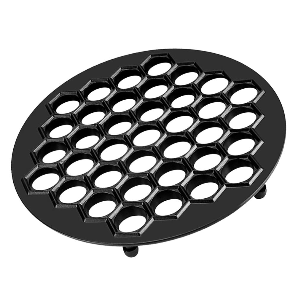 Cabilock 37-Hole Dumpling Maker - Zinc Alloy Dumpling Mold for Homemade Dumplings & Wontons | Kitchen Accessory for Shaped Dumplings | Perfect for Family Cooking, Party Snacks & Asian Cuisine Lovers