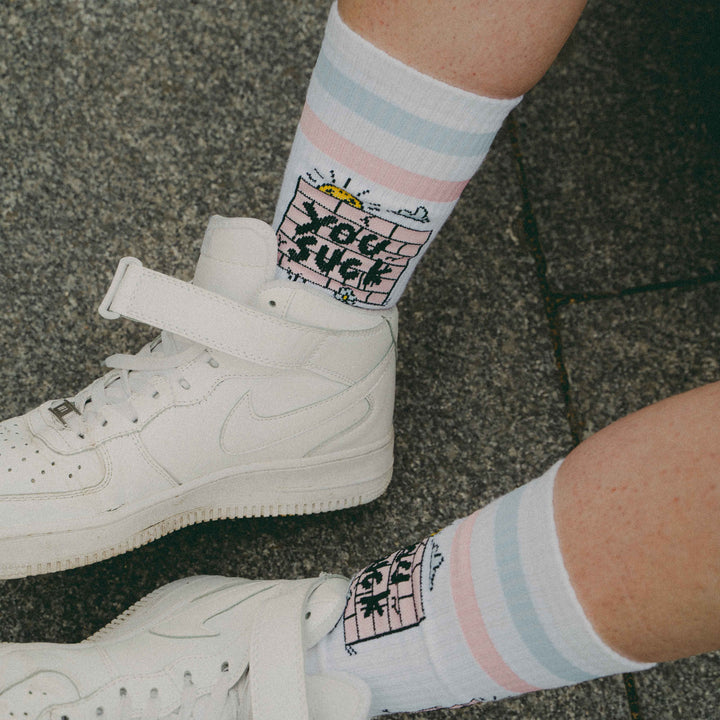 Premium American Mid-High Socks for Men & Women - Comfortable Cotton Crew Socks for Work, Sports & Everyday Wear
