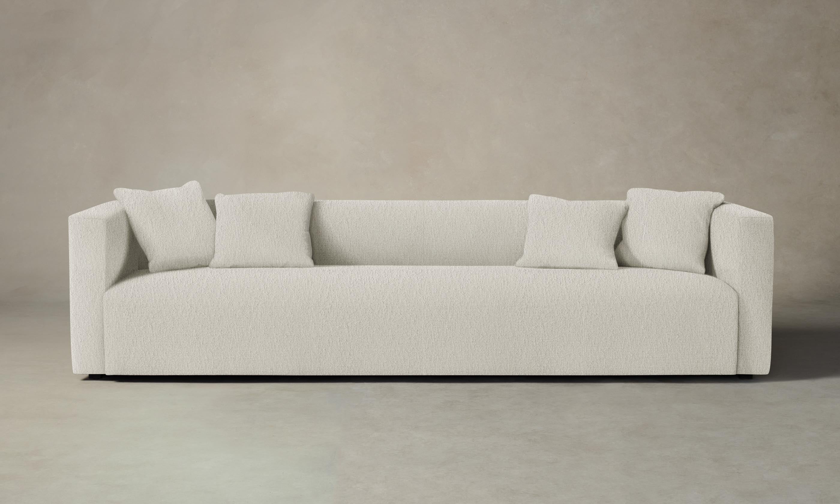 The Breuer Sofa - Modern Performance Bouclé Polar Fabric Upholstered - Perfect for Living Room, Lounge & Office Spaces