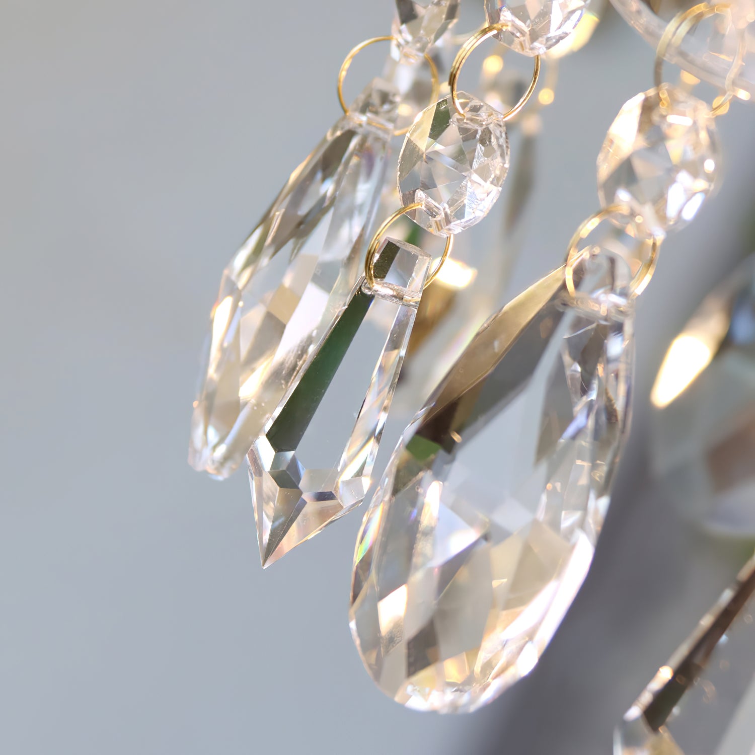 Crystal Haba Pendant Lamp - Modern Glass Ceiling Light Fixture for Dining Room, Kitchen, Living Room & Bedroom Decor