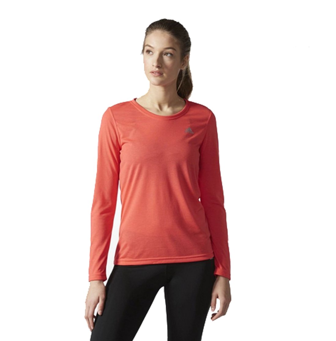 Adidas Women's Ultimate Solid Crew Neck T-Shirt - Soft Cotton Casual Tee for Everyday Wear, Gym, and Running