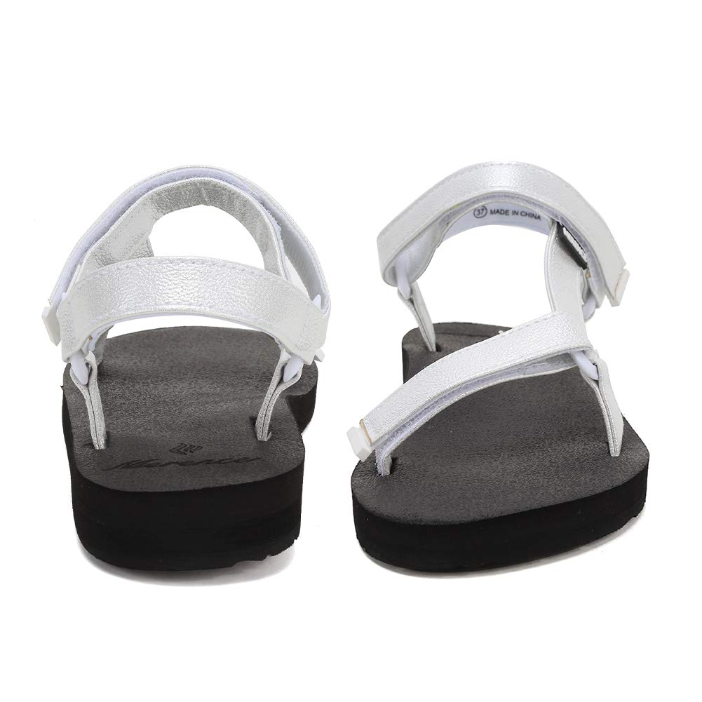 EQUICK Women's Arch Support Athletic Sandals - Comfortable Yoga Mat Insoles for Beach, Outdoor Sports & Indoor Walking - Perfect for Yoga, Running, Travel and Daily Wear