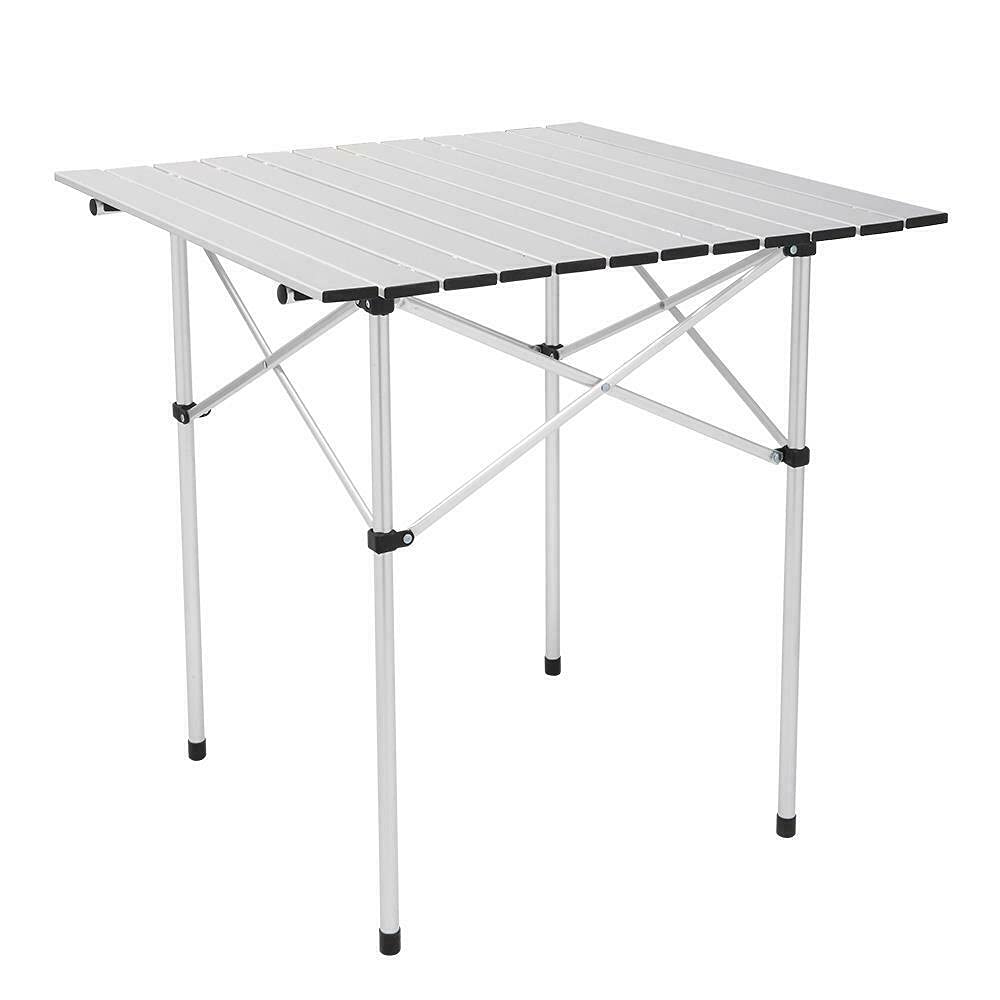 Portable Folding Camping Bench - Lightweight Aluminum Outdoor Furniture for Patio, Beach, Picnic & Camping | Compact Foldable Chair with Carry Handle for Travel, Backyard, RV & Tailgating
