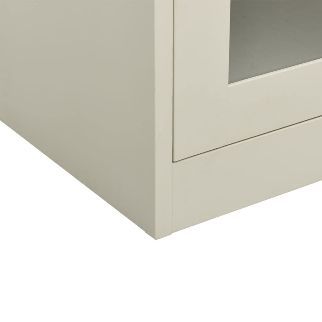 Lockable Steel Display Cabinet - 35.4