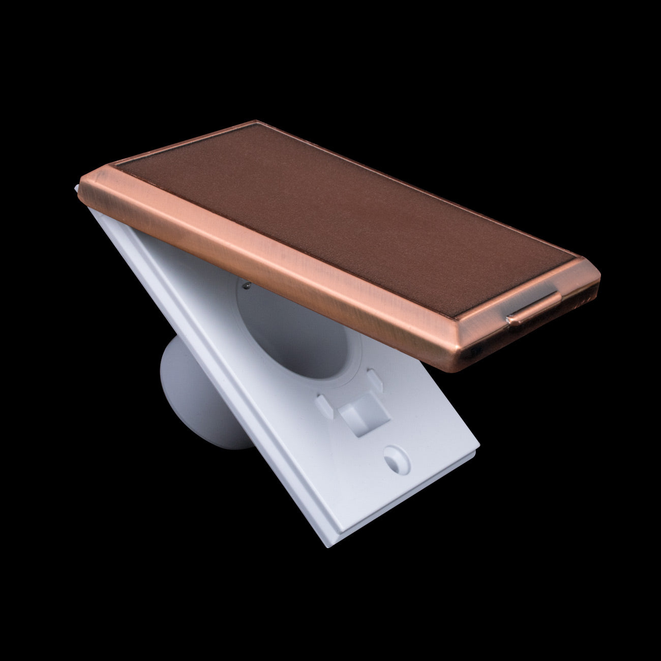 Central Vacuum Wall Inlet - Antique Bronze Copper Finish for Home Cleaning System | Perfect for Basement, Garage & Whole House Vacuuming
