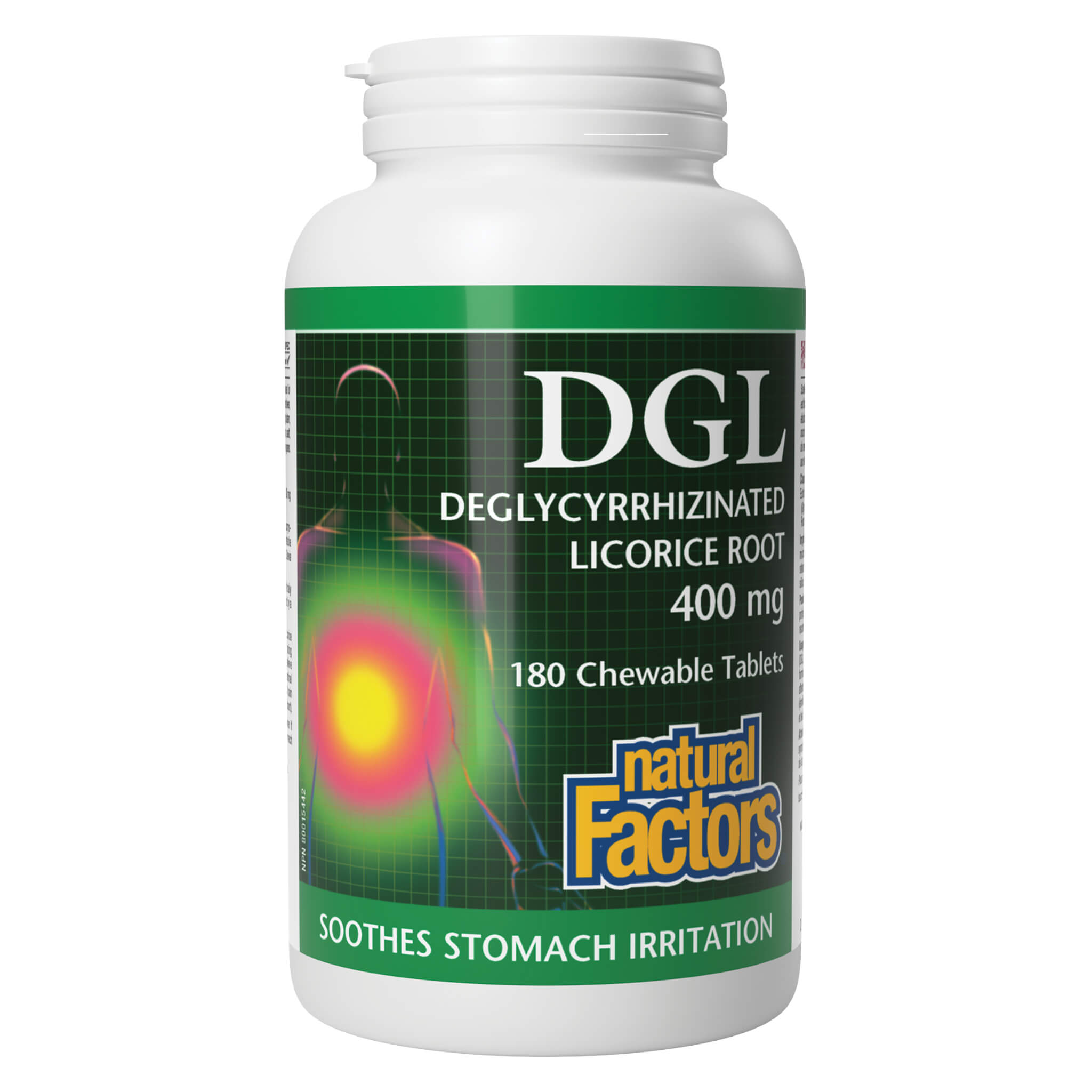 Deglycyrrhizinated Licorice Root (DGL) 400mg Supplement - Supports Digestive Comfort & Heartburn Relief for Active Lifestyles