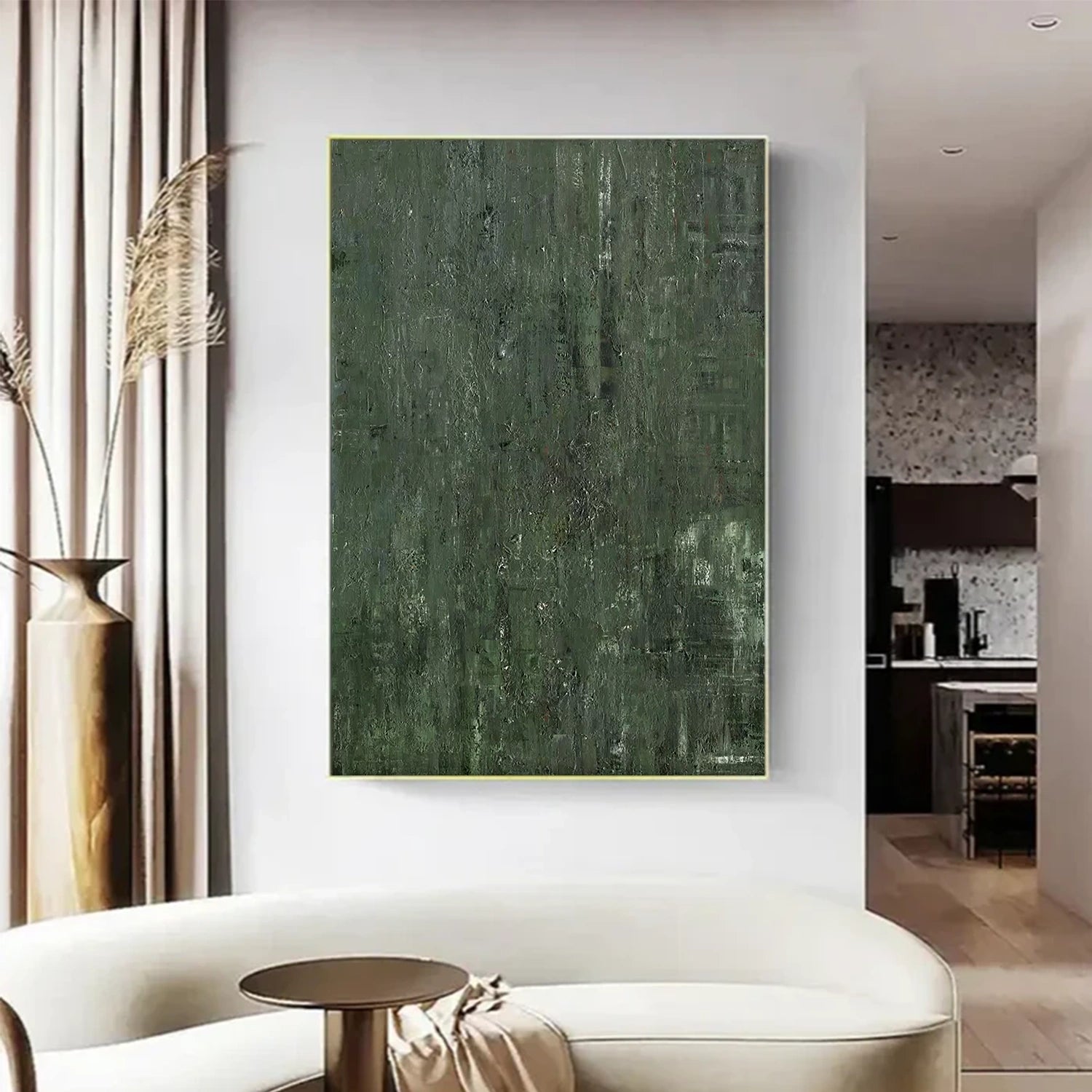 Abstract Painting #AB 017 - Modern Canvas Wall Art for Living Room, Bedroom & Office Decor | Large Contemporary Artwork for Home & Office