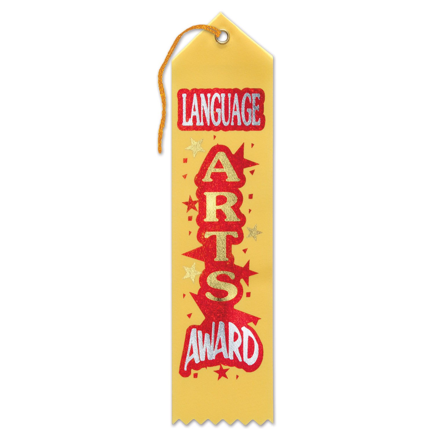 Language Arts Award Ribbon - Premium Quality Student Achievement Ribbons for Academic Awards, Competitions & School Events - Perfect for Classroom Prizes, Spelling Bee Winners & Reading Program Incentives