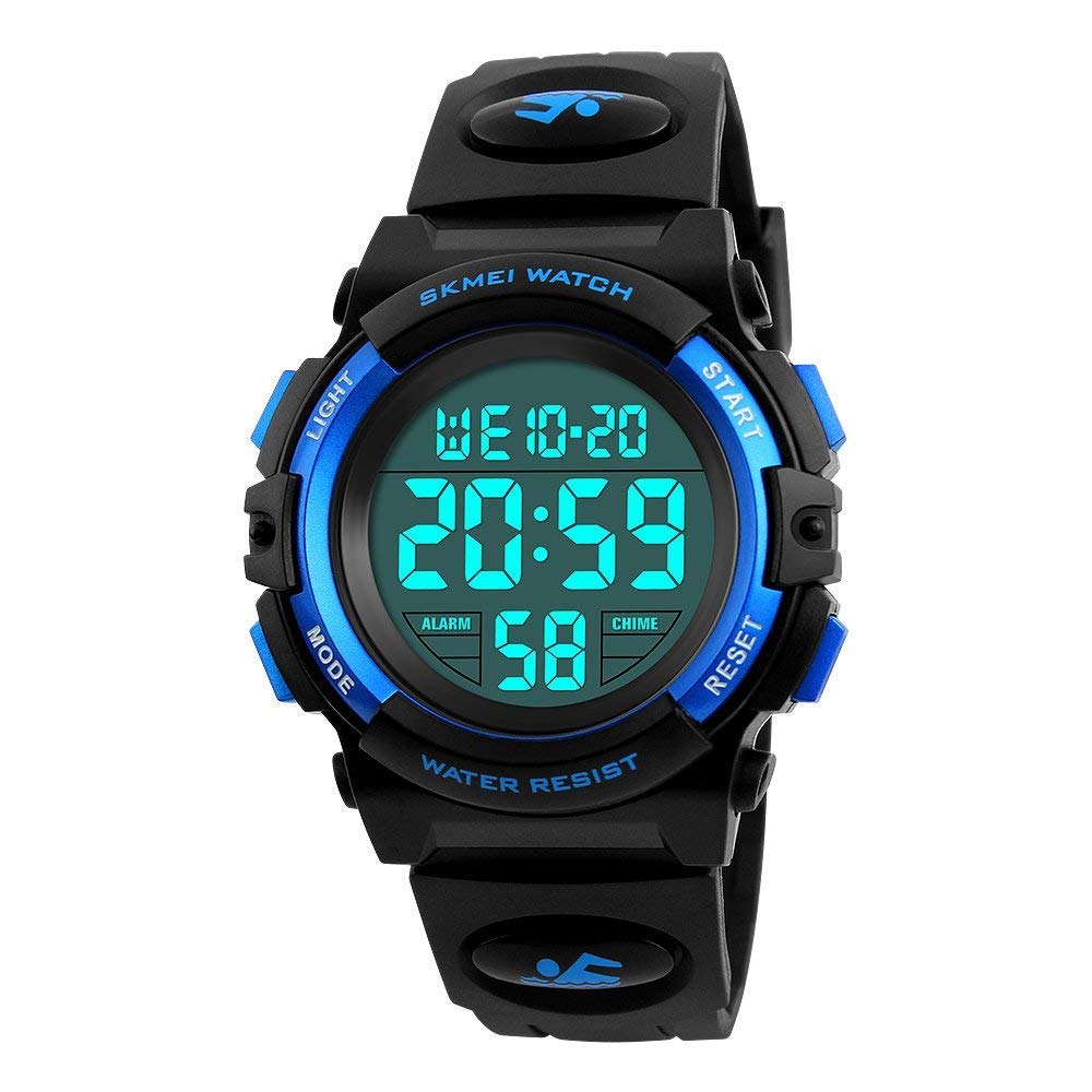 SYOKZEY Kids Digital Watch - Waterproof LED Watch for Boys & Girls, Teens Sports Watch with Alarm, Stopwatch - Perfect Birthday Gift for Kids, Boys & Girls - Great for School, Sports & Outdoor Activities