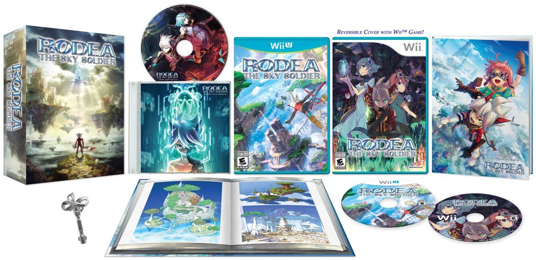 Rodea The Sky Soldier Collector's Edition for Nintendo Wii U - Limited Edition with Bonus Key | Action-Adventure Game for Family & Solo Play | Perfect for Wii U Gaming Enthusiasts & Collectors