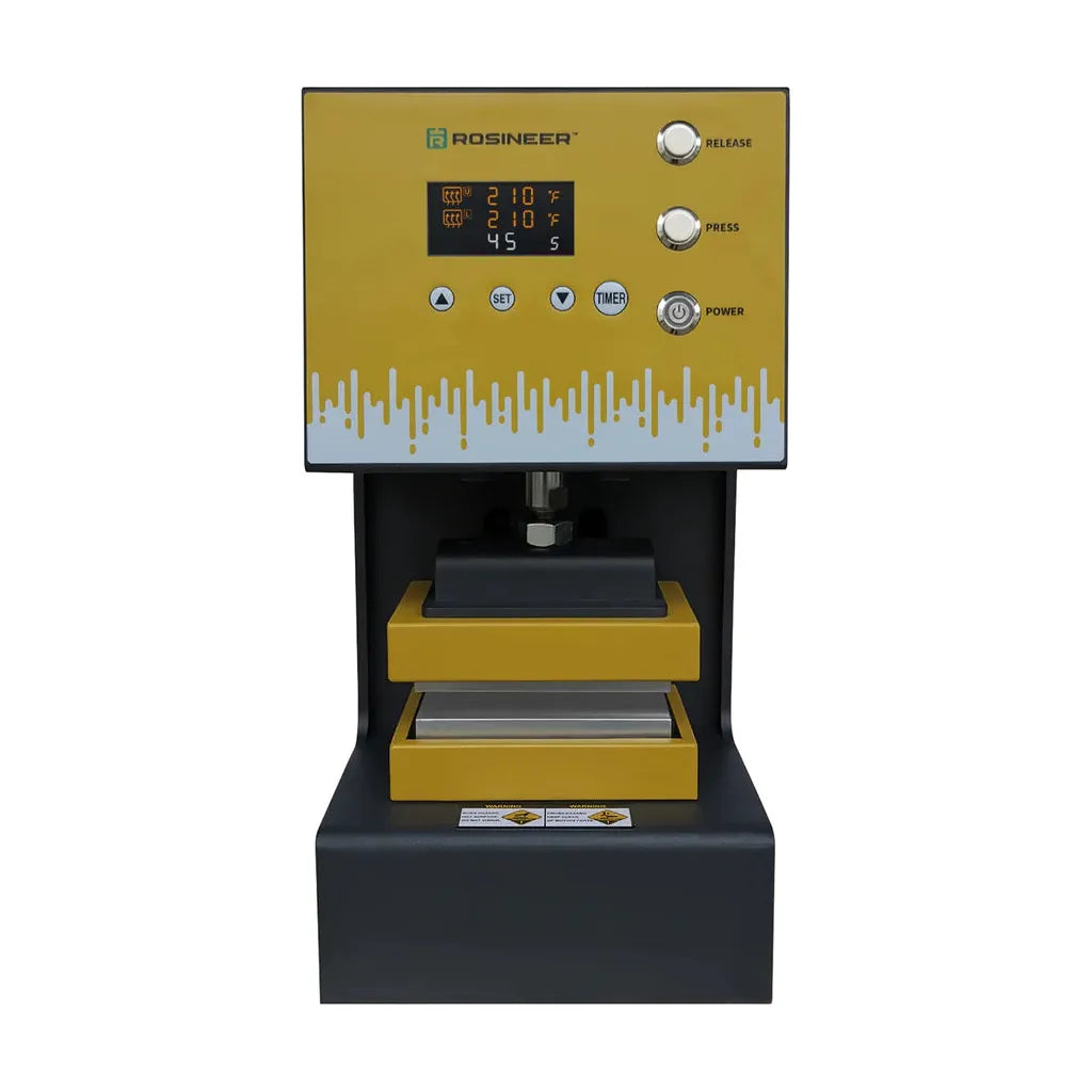 Rosineer Auto Hybrid 4 Ton Rosin Press Kit with Pre-Press Mold & Accessories - Perfect for Home DIY Rosin Extraction & Concentrate Making