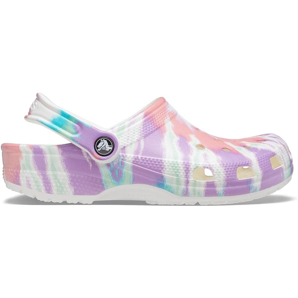 Crocs Classic Solar Rainbow Clogs | Comfortable Unisex Slip-On Shoes for Men & Women | Perfect for Beach, Pool, Garden & Casual Wear