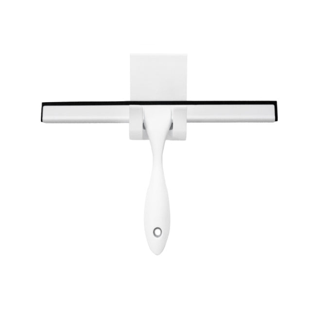Bao Shower Squeegee - Matte White Bathroom Window Cleaner for Streak-Free Shower Glass & Mirror Cleaning - Perfect for Home, Bathroom, and Kitchen Use