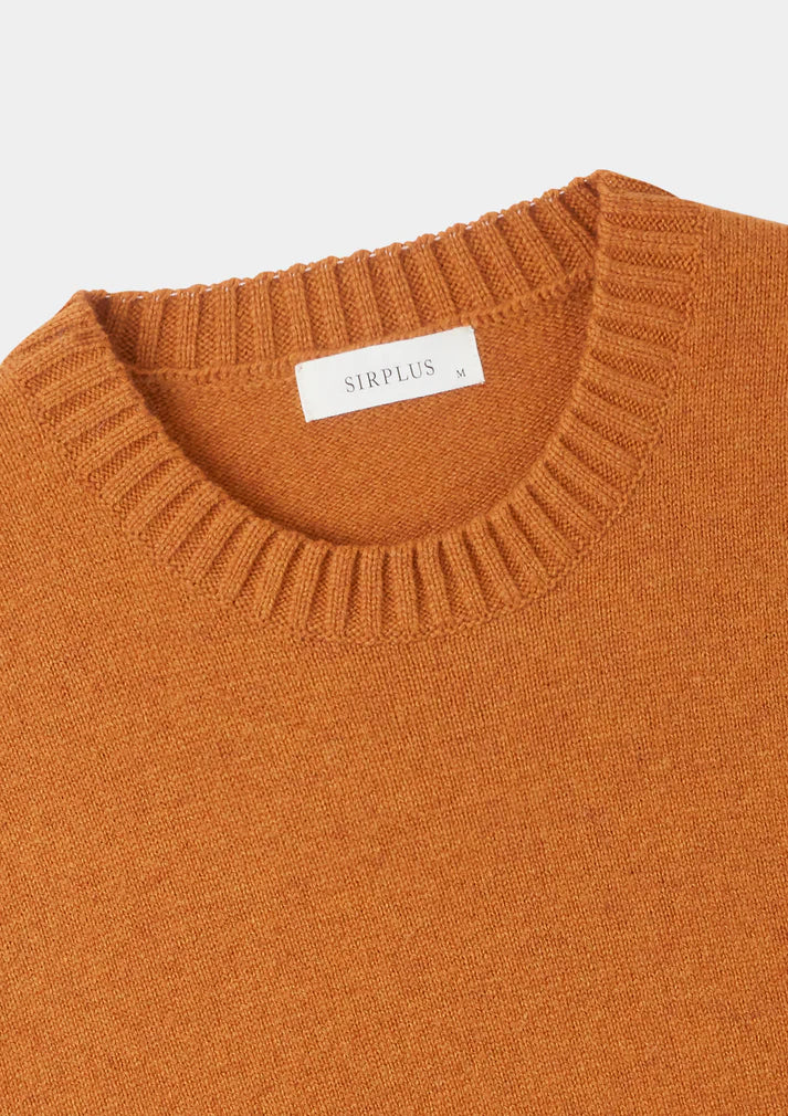 Soft Marmalade Lambswool Crew Neck Sweater for Women - Cozy Winter Knit Pullover for Casual Outfits & Office Wear