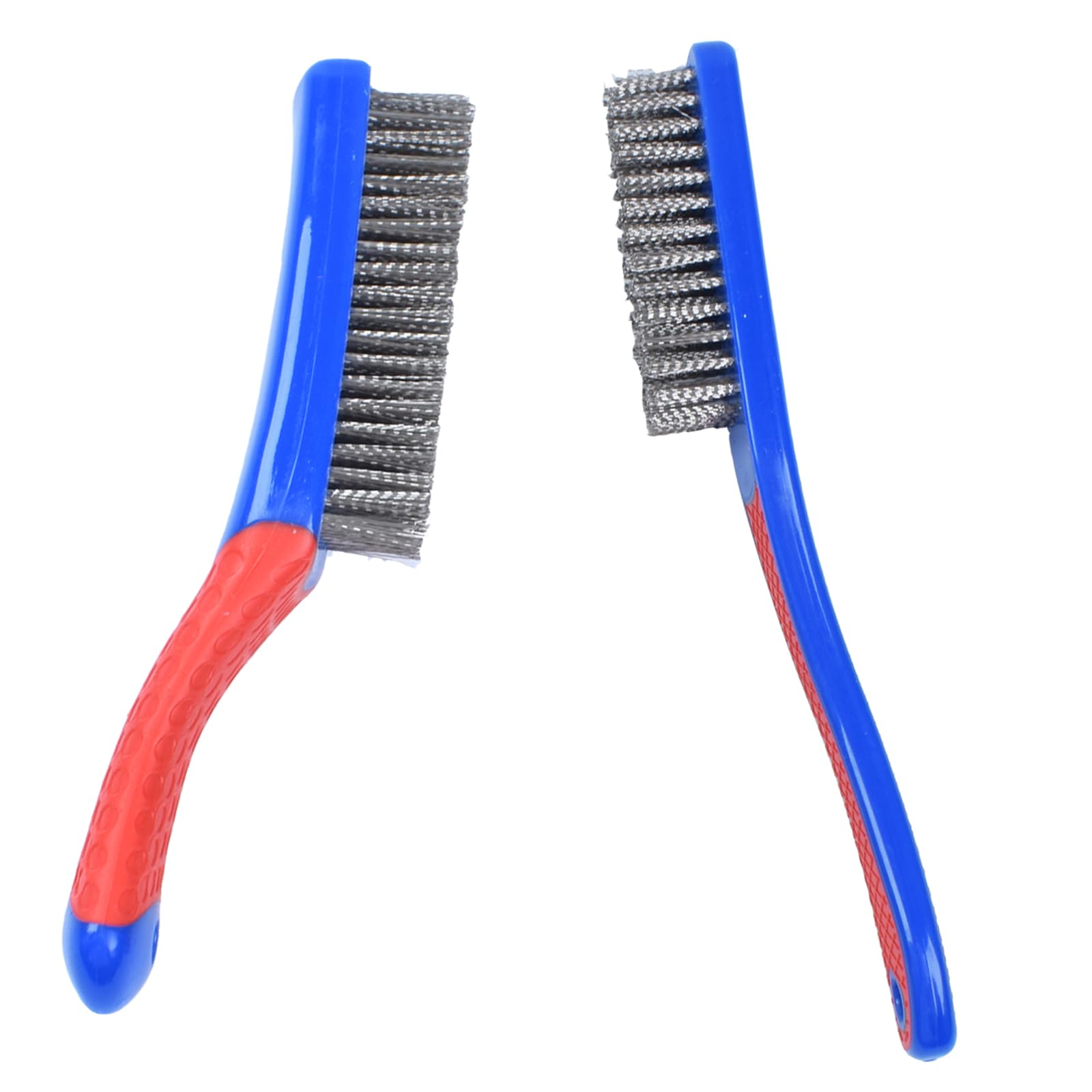 Stainless Steel Wire Brushes for Rust & Paint Removal - Heavy Duty Cleaning & Scrubbing Tools (2 Pack) - Perfect for Metal, Grill, Auto Parts & DIY Projects