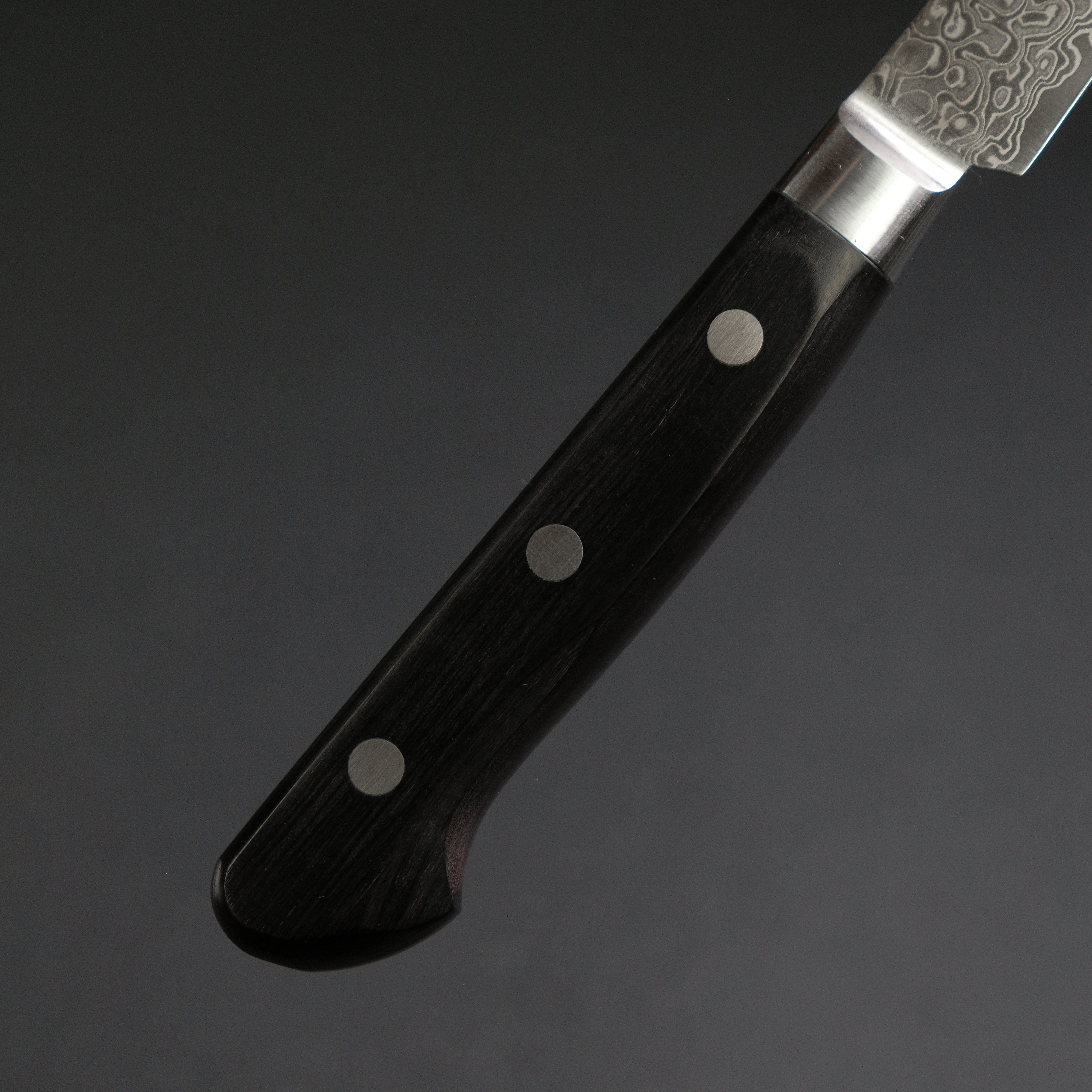 Hitohira HG Damascus Paring Knife with Pakka Wood Handle - Premium Japanese Kitchen Knife for Peeling, Slicing, and Precision Cutting