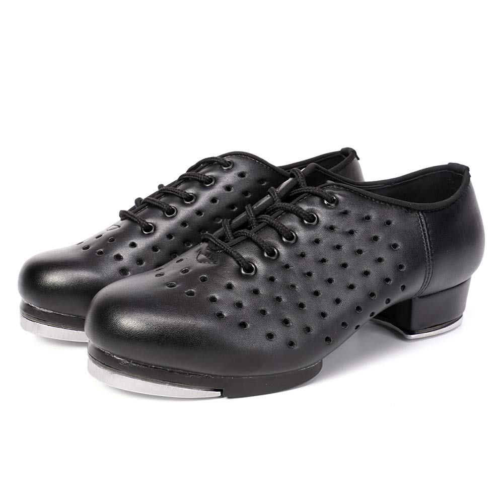 HROYL Unisex Tap Dance Shoes for Jazz - Perfect for Performances & Practice