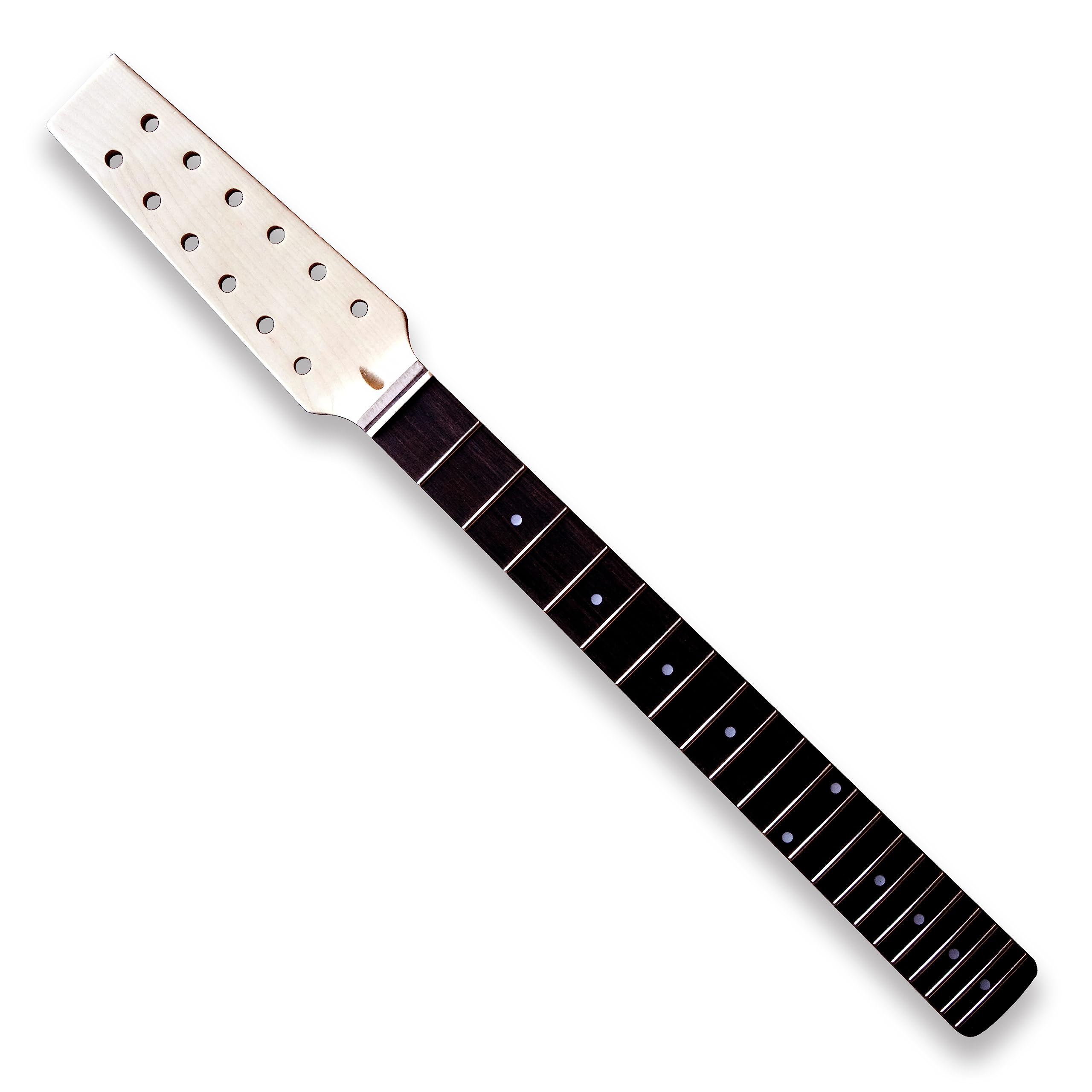 BexGears DIY Left-Handed 12-String ST Style Electric Guitar Kit - Mahogany Body with Maple Neck - Build Your Own Guitar for Beginners & Musicians - Perfect for Home Studio, Live Performances & Gift Giving