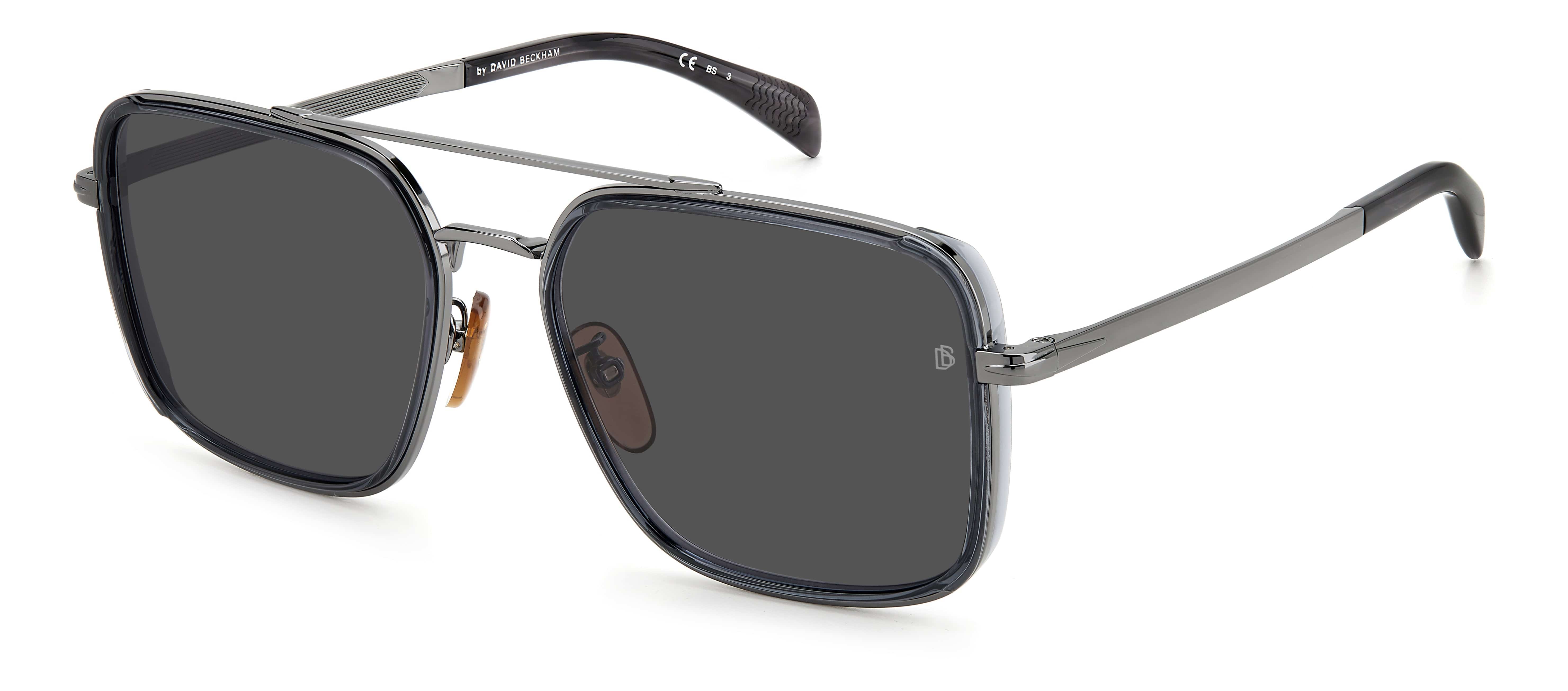 David Beckham DB 7083/G/S HEK 5918 Polarized Sunglasses for Men - UV Protection, Stylish Aviator Design - Perfect for Driving, Beach & Outdoor Activities
