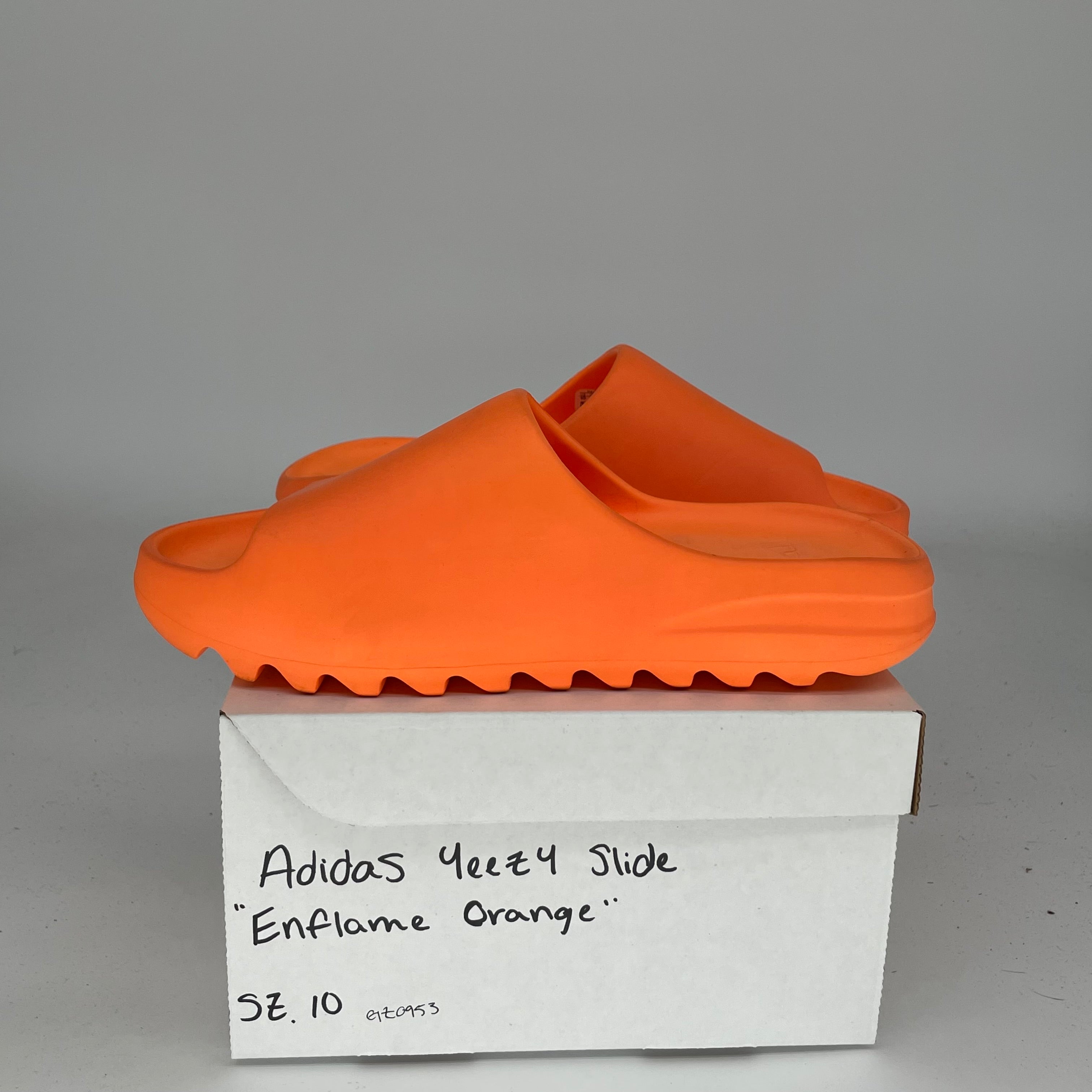 Adidas Yeezy Slide Enflame Orange - Men's Size 10 (GZ0953) | Comfortable Slides for Beach, Pool & Casual Wear