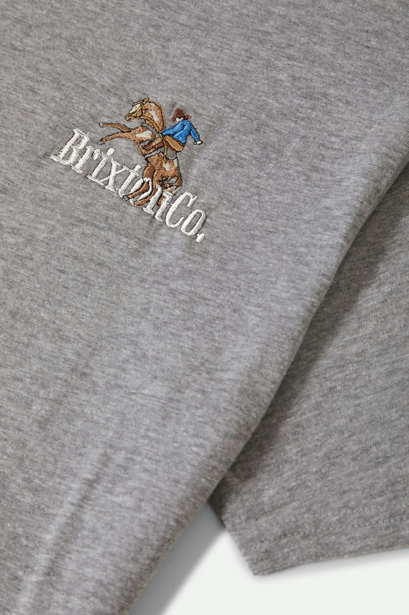Inwood Short Sleeve Standard T-Shirt for Men & Women - Heather Grey - Comfortable Casual Wear for Everyday, Gym & Outdoors