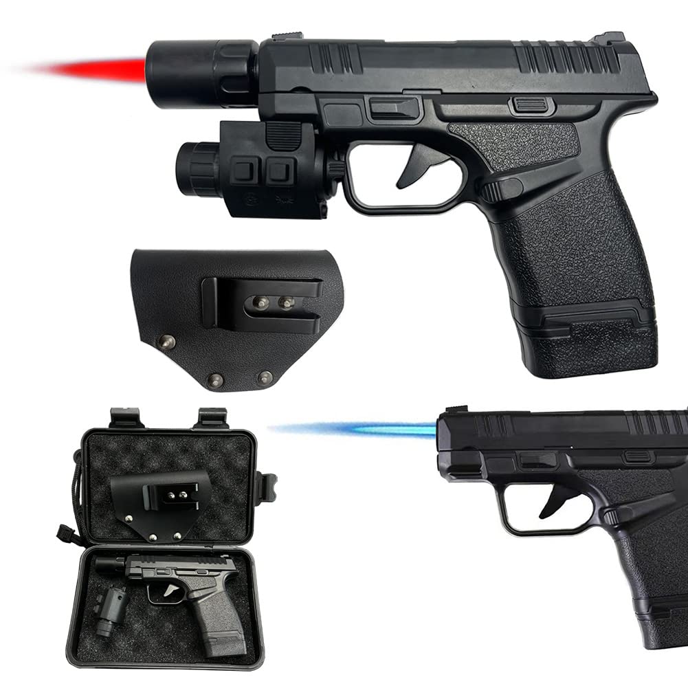 Butane Torch Lighter - Windproof Adjustable Jet Flame for BBQ Camping Jewelry