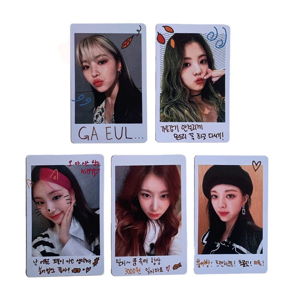 ITZY Crazy in Love Photocards Set - KPOP LOMO Cards for Fans (White, 3.35x2.12 inches) - Perfect for Collectors, Albums, and Gift Giving