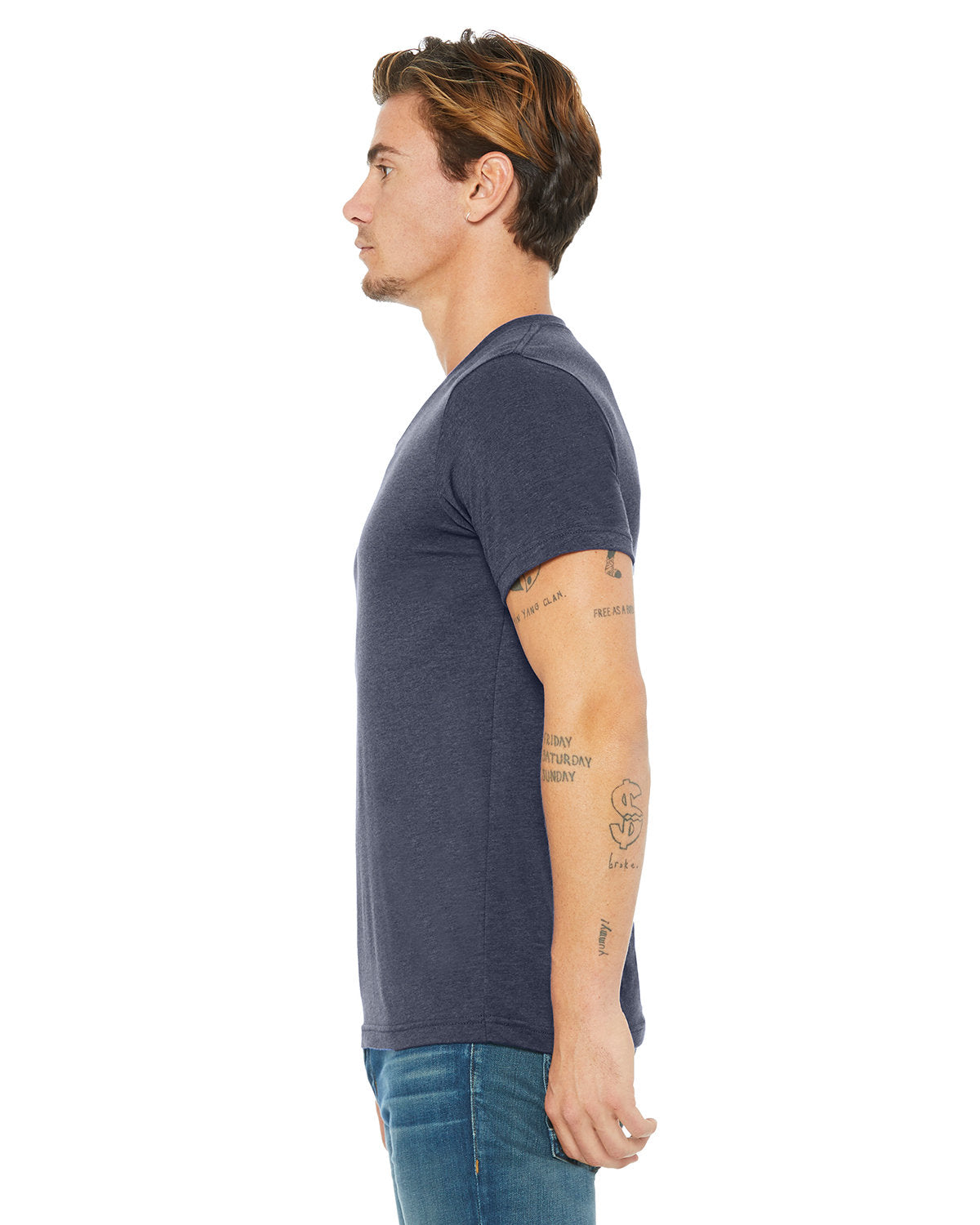 Bella + Canvas 3005 Unisex Jersey Short Sleeve V-Neck T-Shirt - Soft Cotton Tee for Men & Women - Perfect for Casual Wear, Screen Printing, and Everyday Outfits
