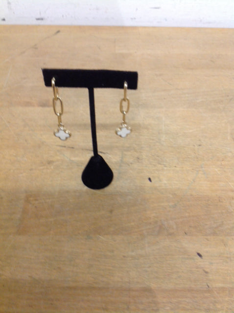 Luxury Gold Van Cleef Style Earrings for Women - Elegant Vintage Jewelry for Parties, Weddings & Special Occasions