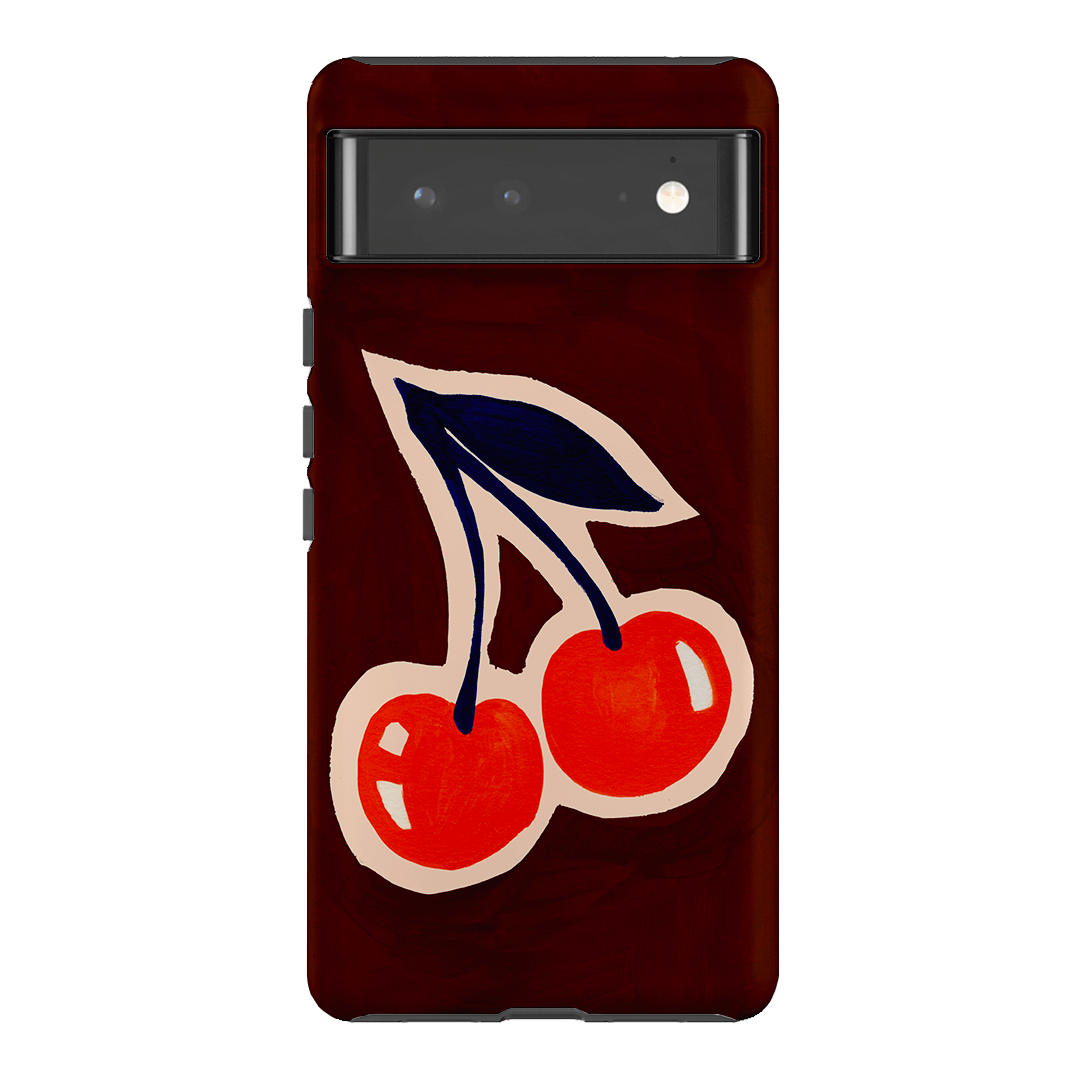 Premium Shockproof Cherry Pattern Phone Case for iPhone & Samsung - Trendy & Durable Protection for Everyday Use & Outdoor Activities