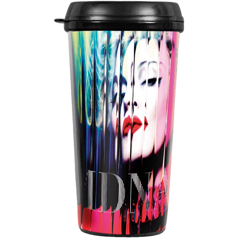 Madonna Insulated Travel Mug - Stainless Steel Coffee Tumbler with Lid & Handle - Perfect for Commuting, Office & Outdoor Adventures