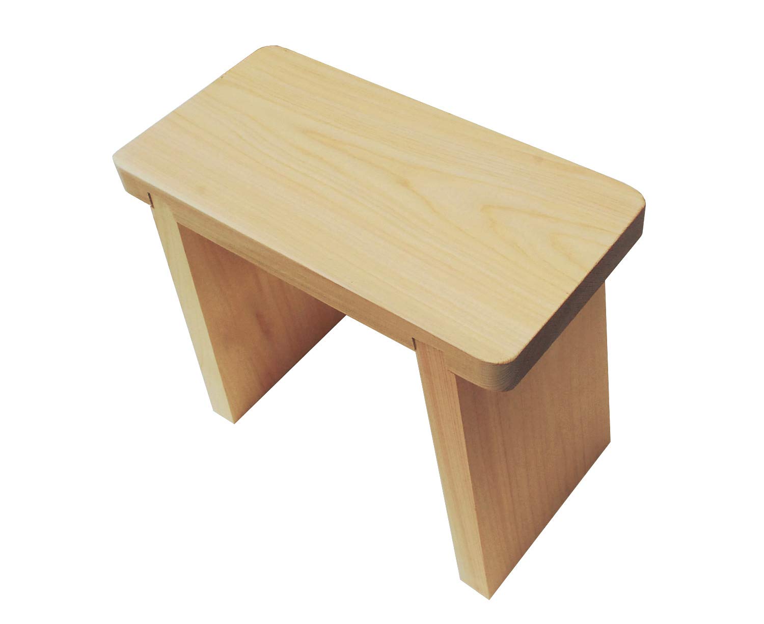 Premium Japanese Hinoki Wood Shower Stool - Natural Bath Seat for Spa, Sauna & Relaxation - Handcrafted Teak Shower Bench for Bathroom, Outdoor & Wellness Retreats