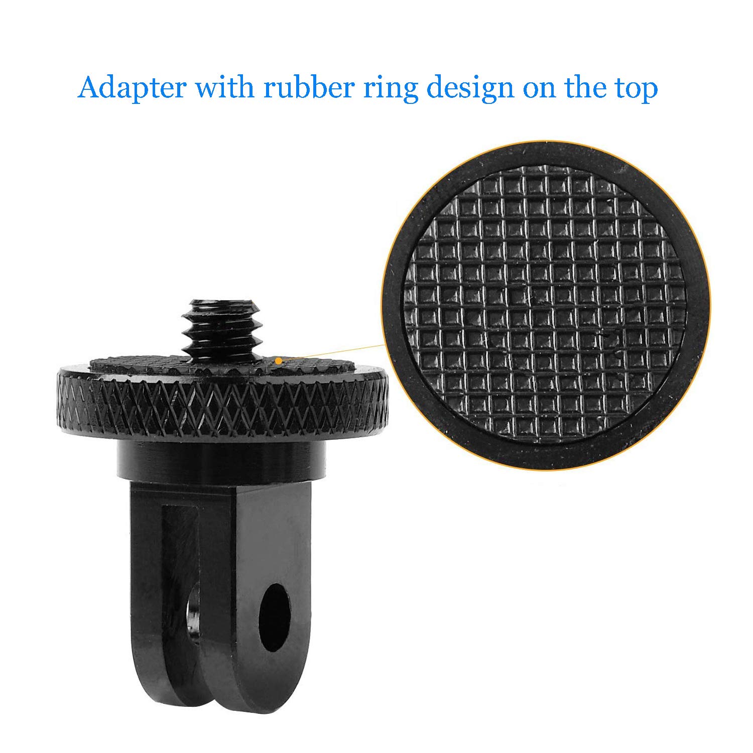 2-Pack 1/4-20 Screw Tripod Mount Adapter for GoPro Hero10/9/8, Insta360 ONE X4/X3/X2/Go 2, DJI OSMO Action - Universal Action Camera Accessories for Vlogging, Travel & Outdoor Adventures
