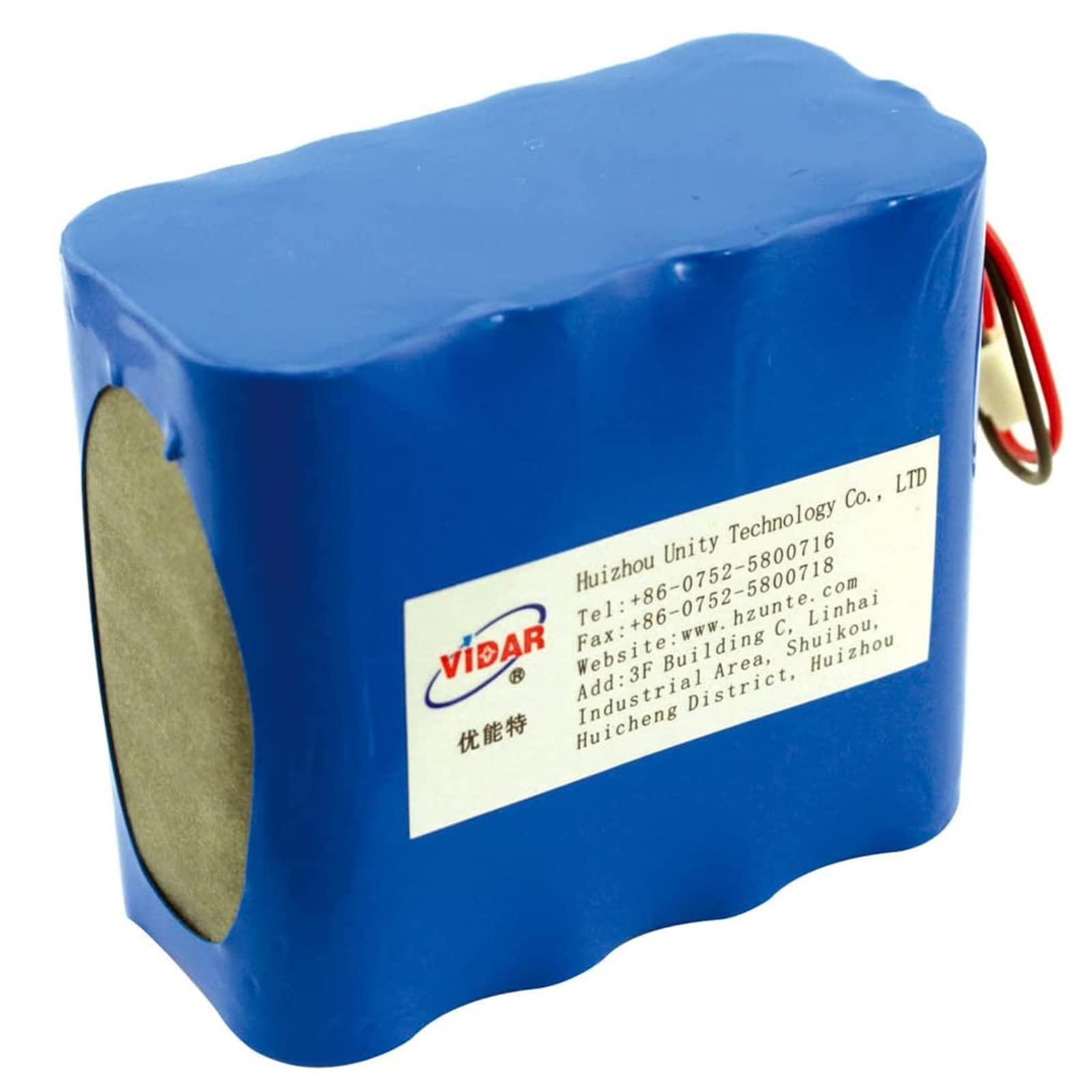 VIDAR Rechargeable 7.4V 12000mAh Lithium Ion Battery Pack with JST PH2.54/2P Connector - High Capacity Li-ion Battery for Electronics, Toys, LED Lighting & Equipment - Perfect for RC Cars, Drones, Power Tools & Portable Devices