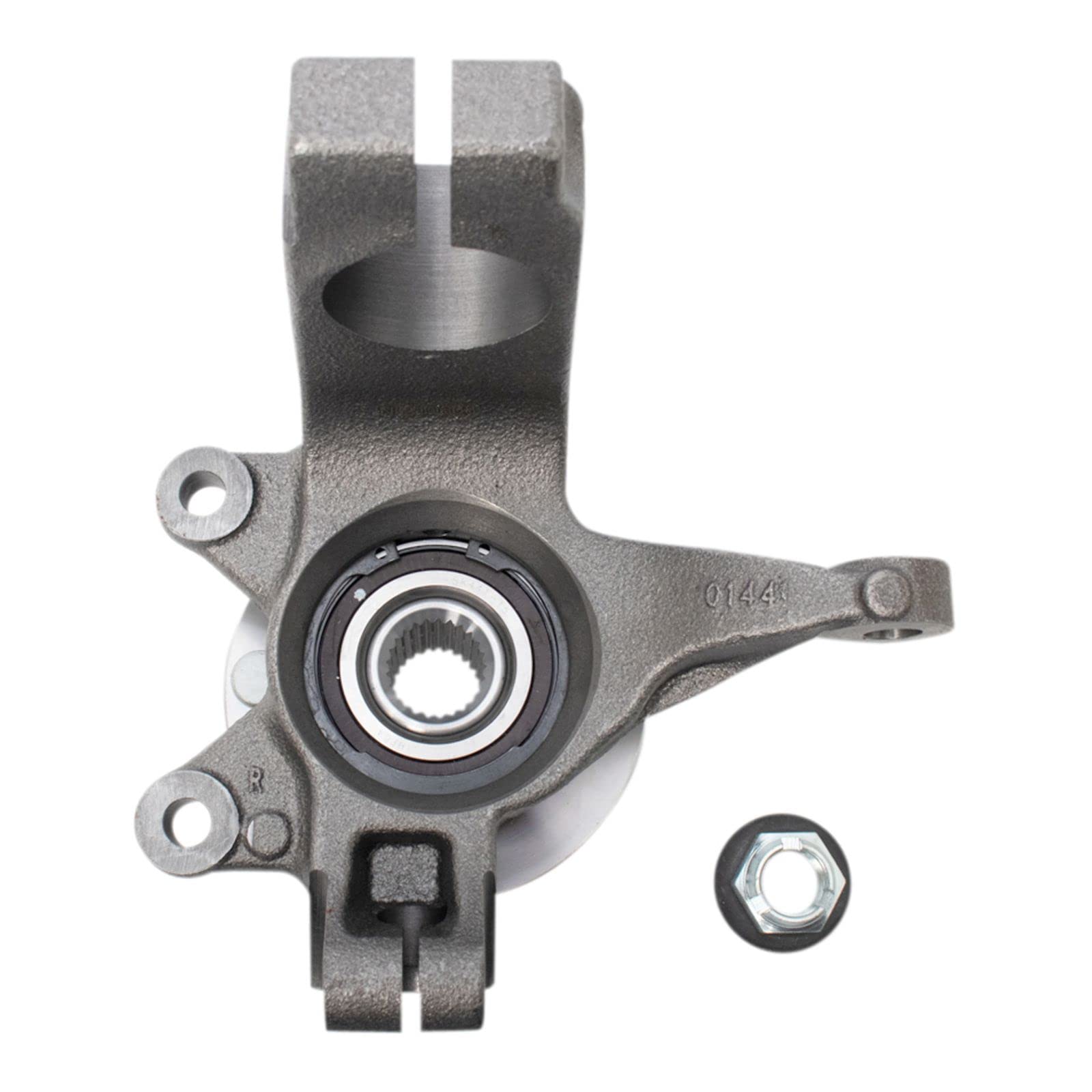 Complete Right Wheel Hub Bearing & Steering Knuckle Assembly for 2006-2011 Ford Focus - Perfect for Smooth Ride & Easy DIY Replacement
