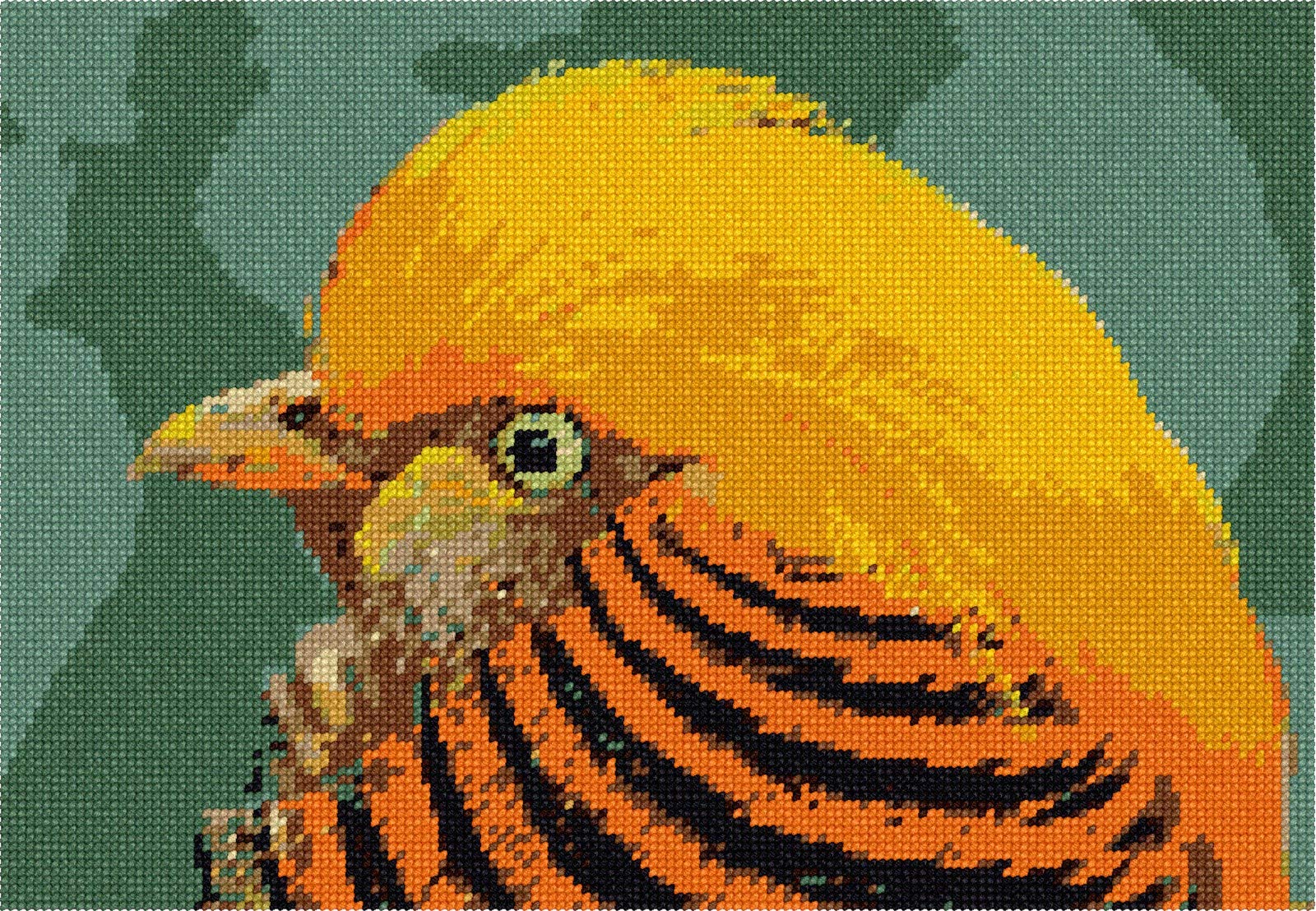 Pepita Needlepoint Kit - Golden Bird Embroidery Kit 12
