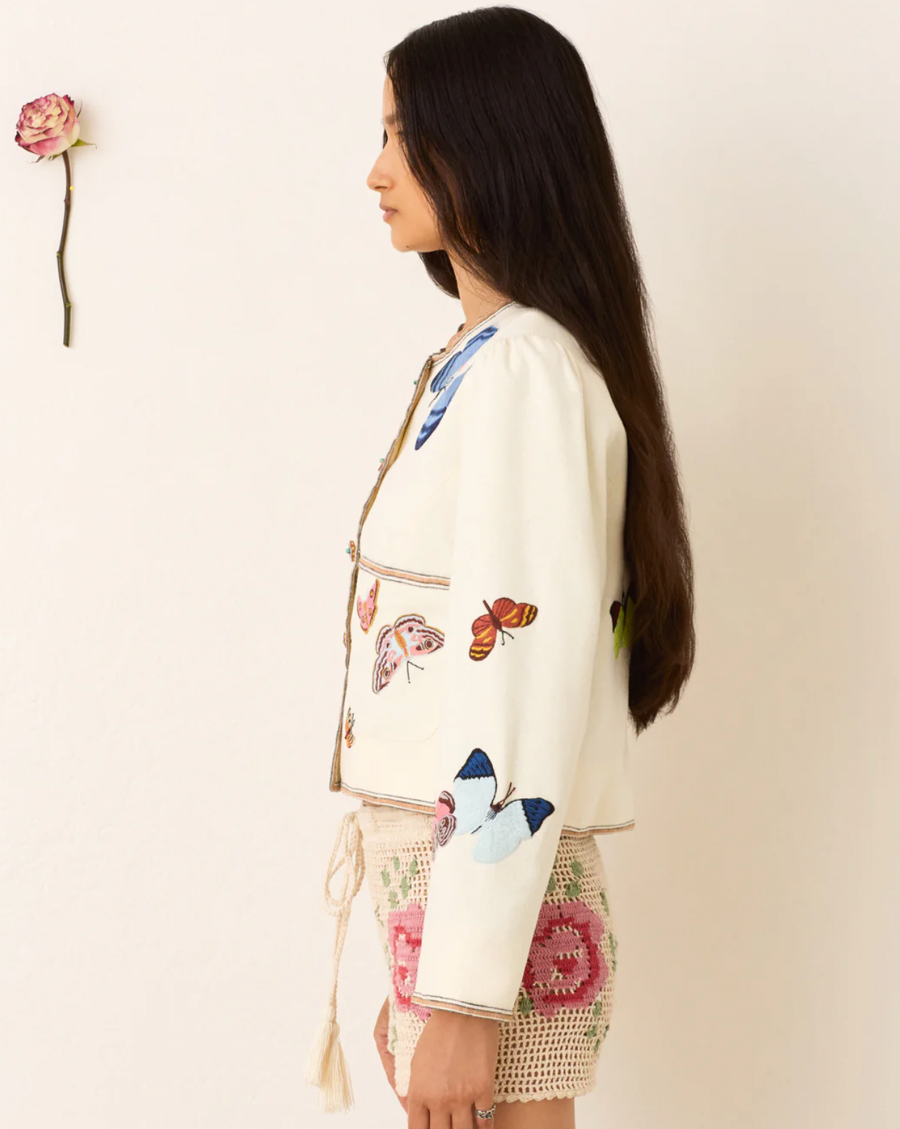 Alix of Bohemia Women's Dorian Desert Butterfly Jacket - Lightweight Fashion Outerwear for Spring & Fall | Perfect for Casual Outings, Travel, and Boho Style
