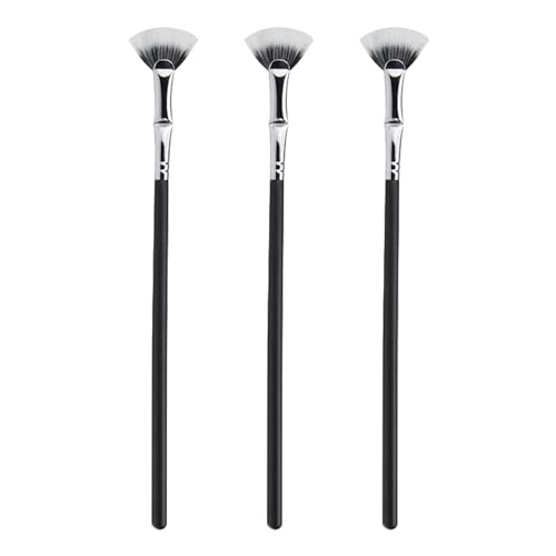 Fundamentak Folding Mascara Brush Set - 3 Pack for Perfect Lashes & Brows