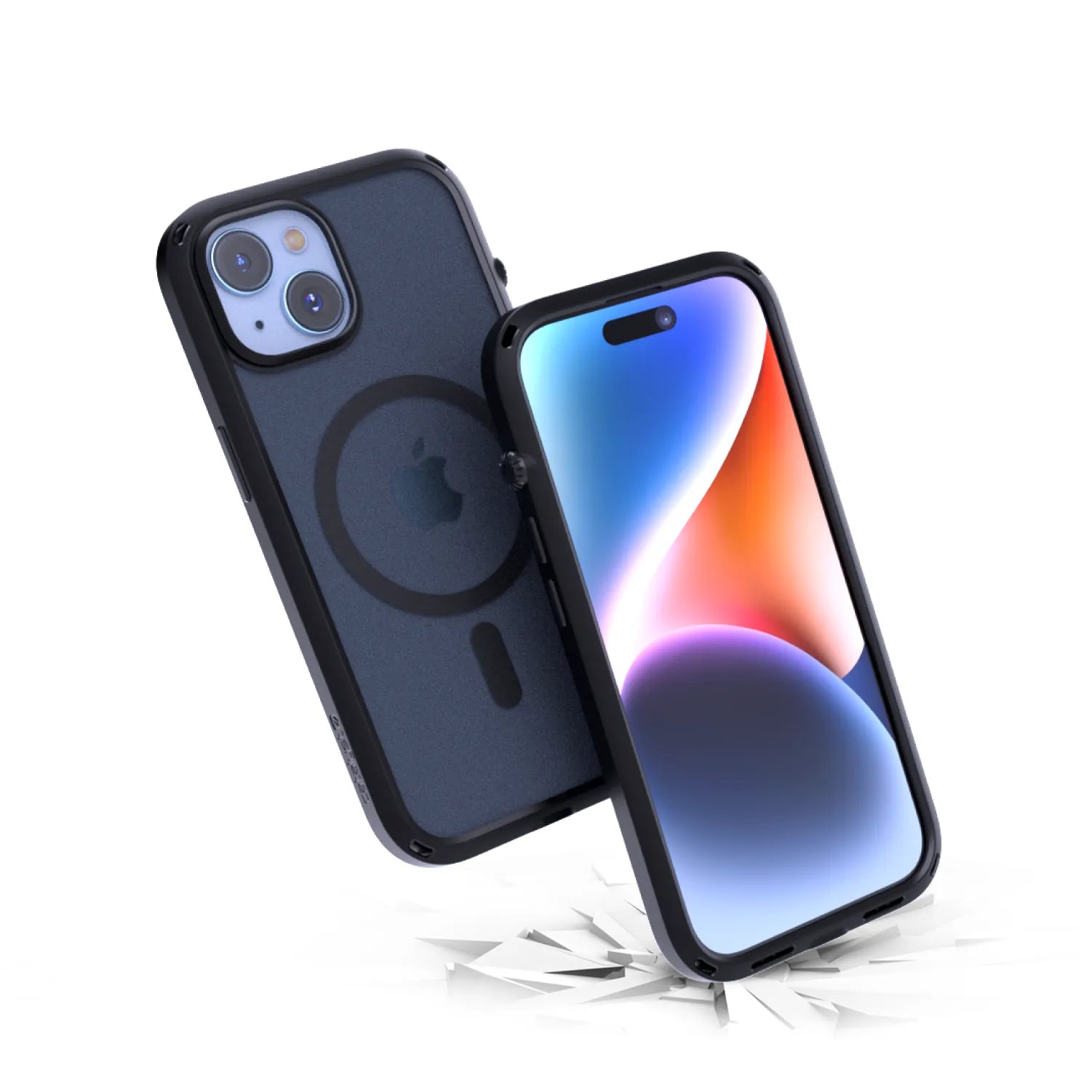 iPhone 15 Protective Case with MagSafe Compatibility - Slim Shockproof Cover for Everyday Use, Travel & Work