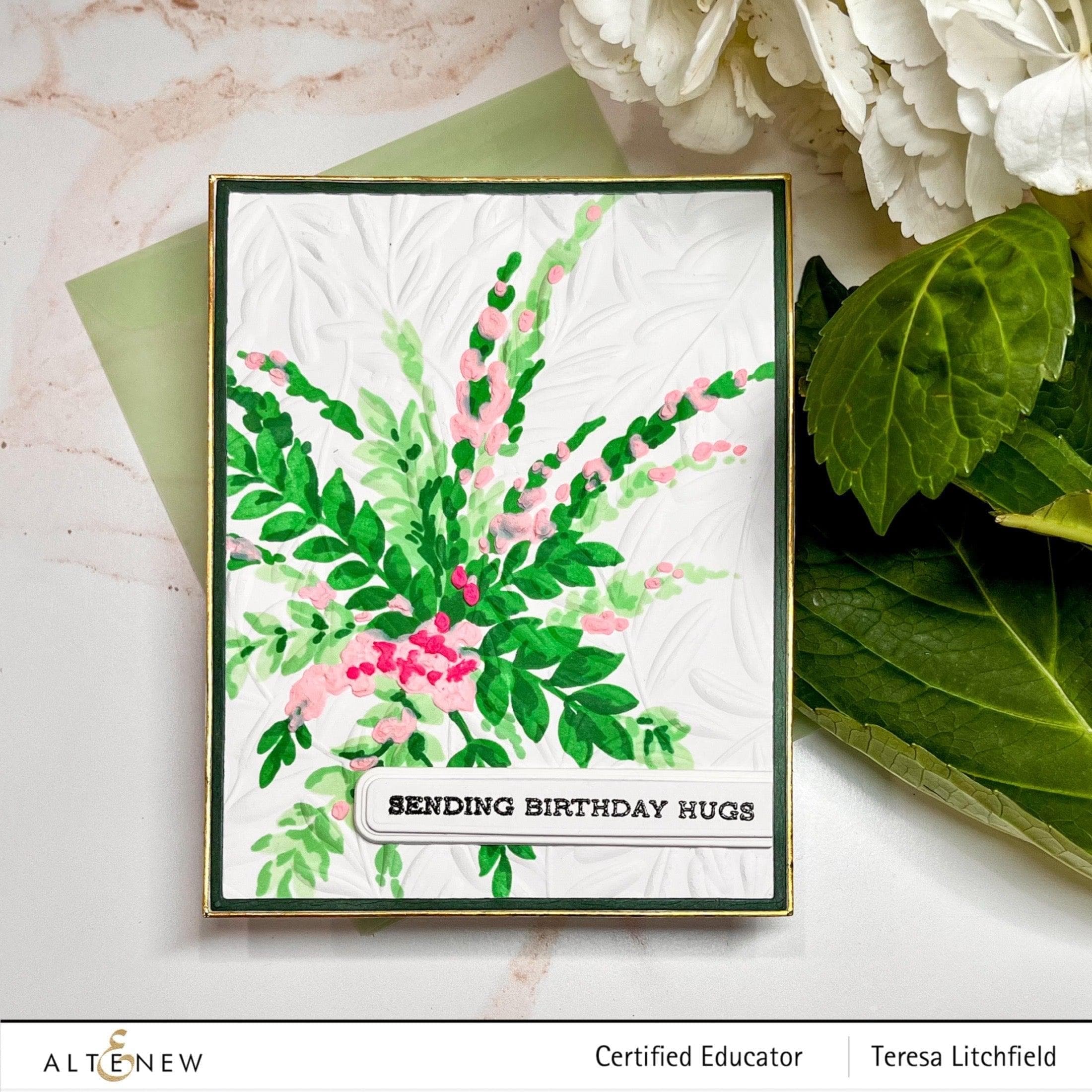 5-in-1 Meadow Burst Stencil Set for DIY Crafts, Wall Art, and Home Decor | Perfect for Scrapbooking, Card Making & Furniture Painting
