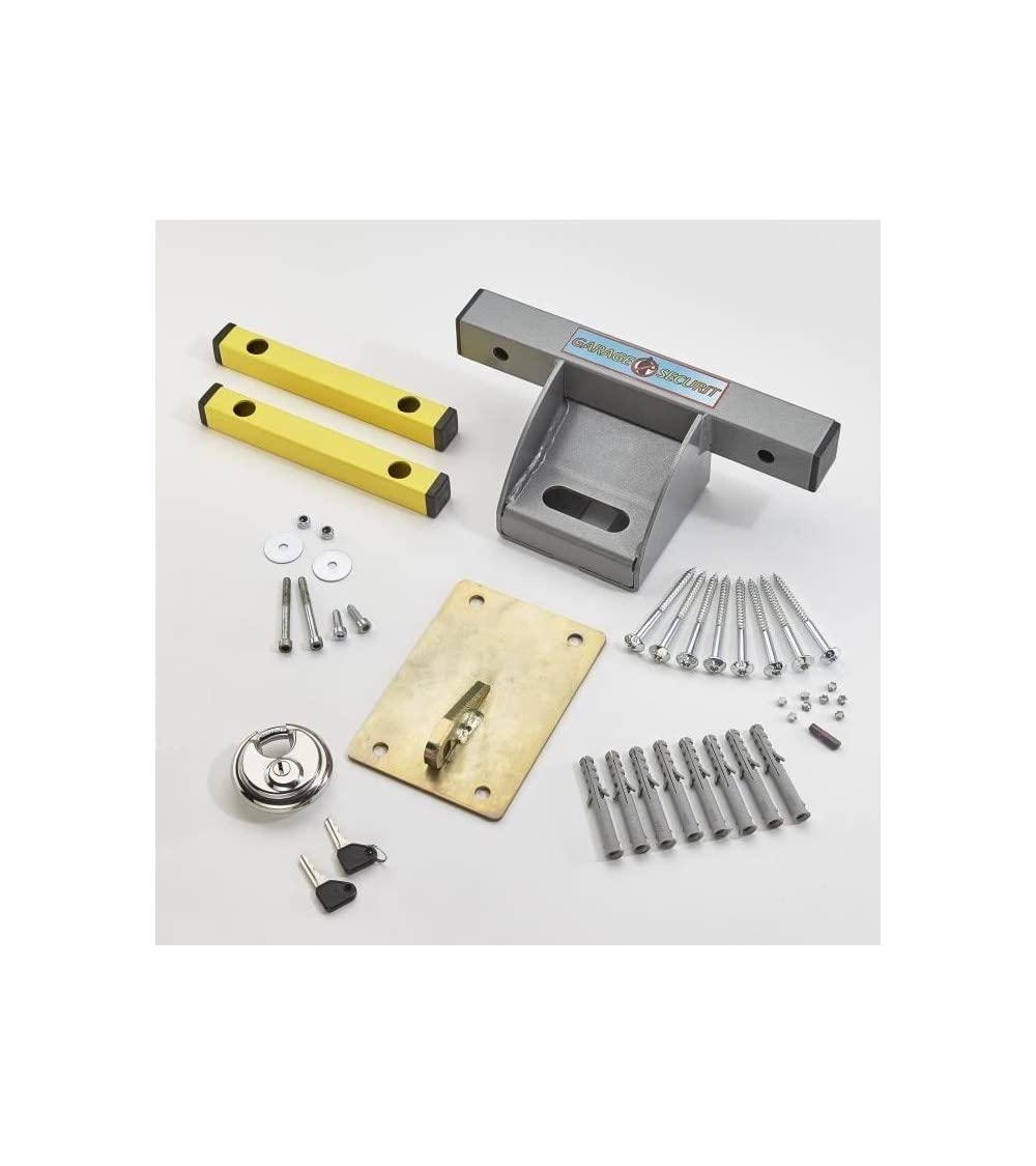 High Security Garage Door Lock - Heavy Duty Steel Deadbolt for Home & Business Security | Weatherproof & Anti-Theft Design for Outdoor Use